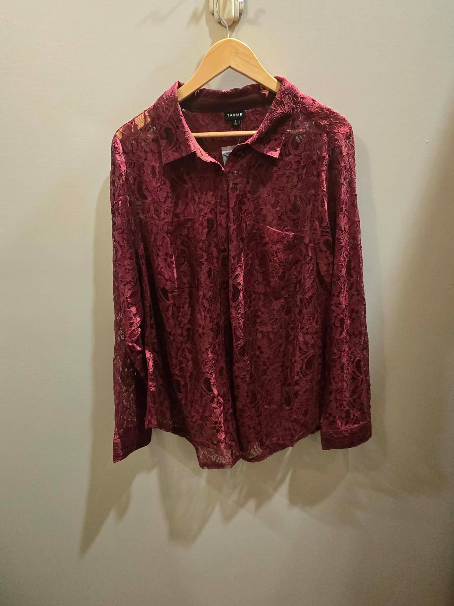 Torrid lace Shirt