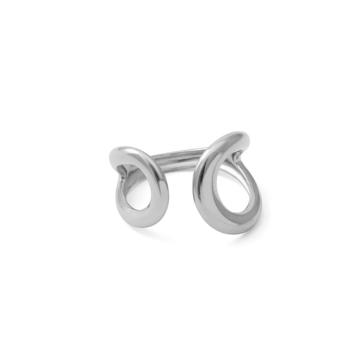 Crescent Cuff Adjustable Ring