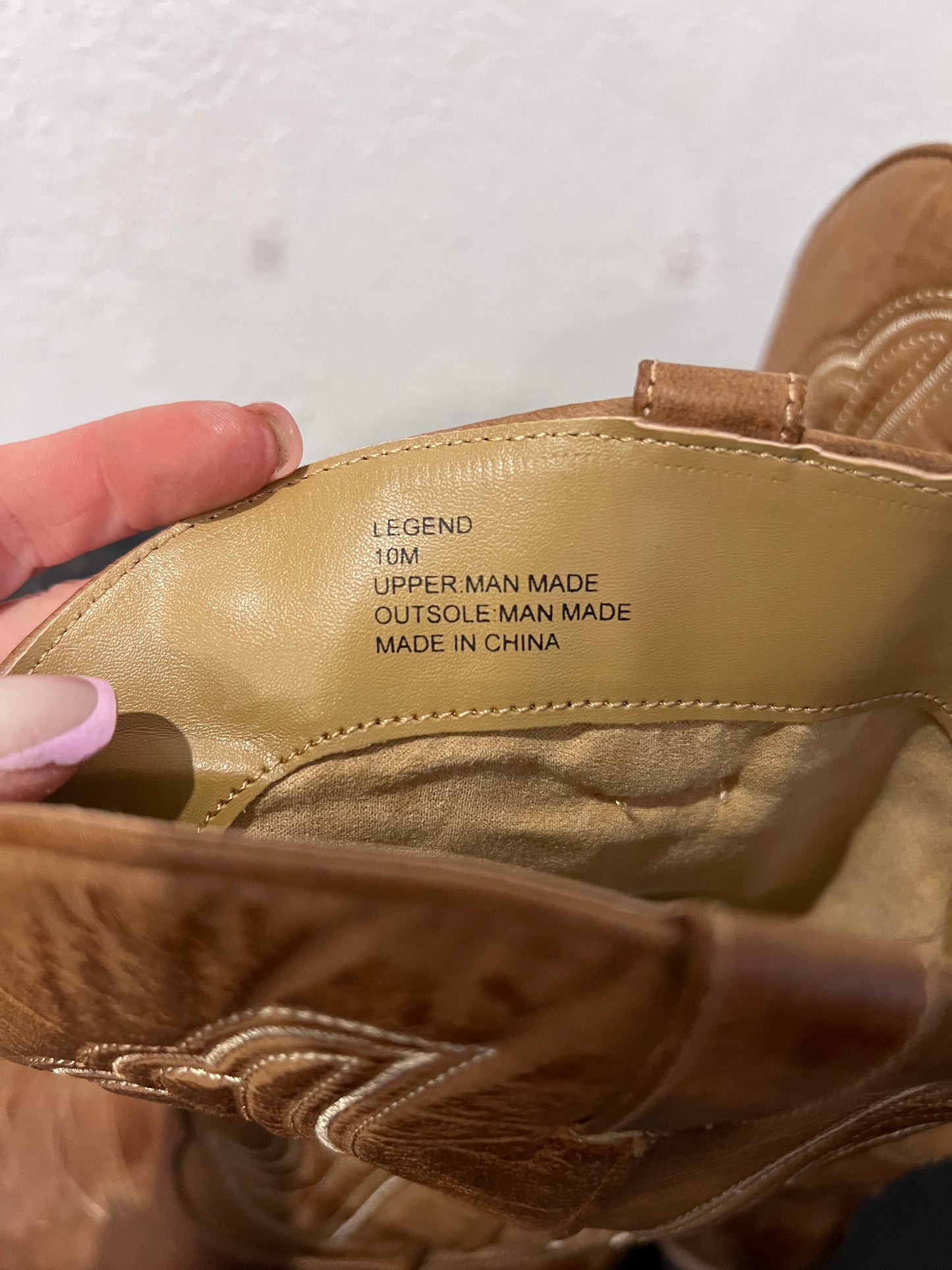 Brown Leather Cowboy Boots