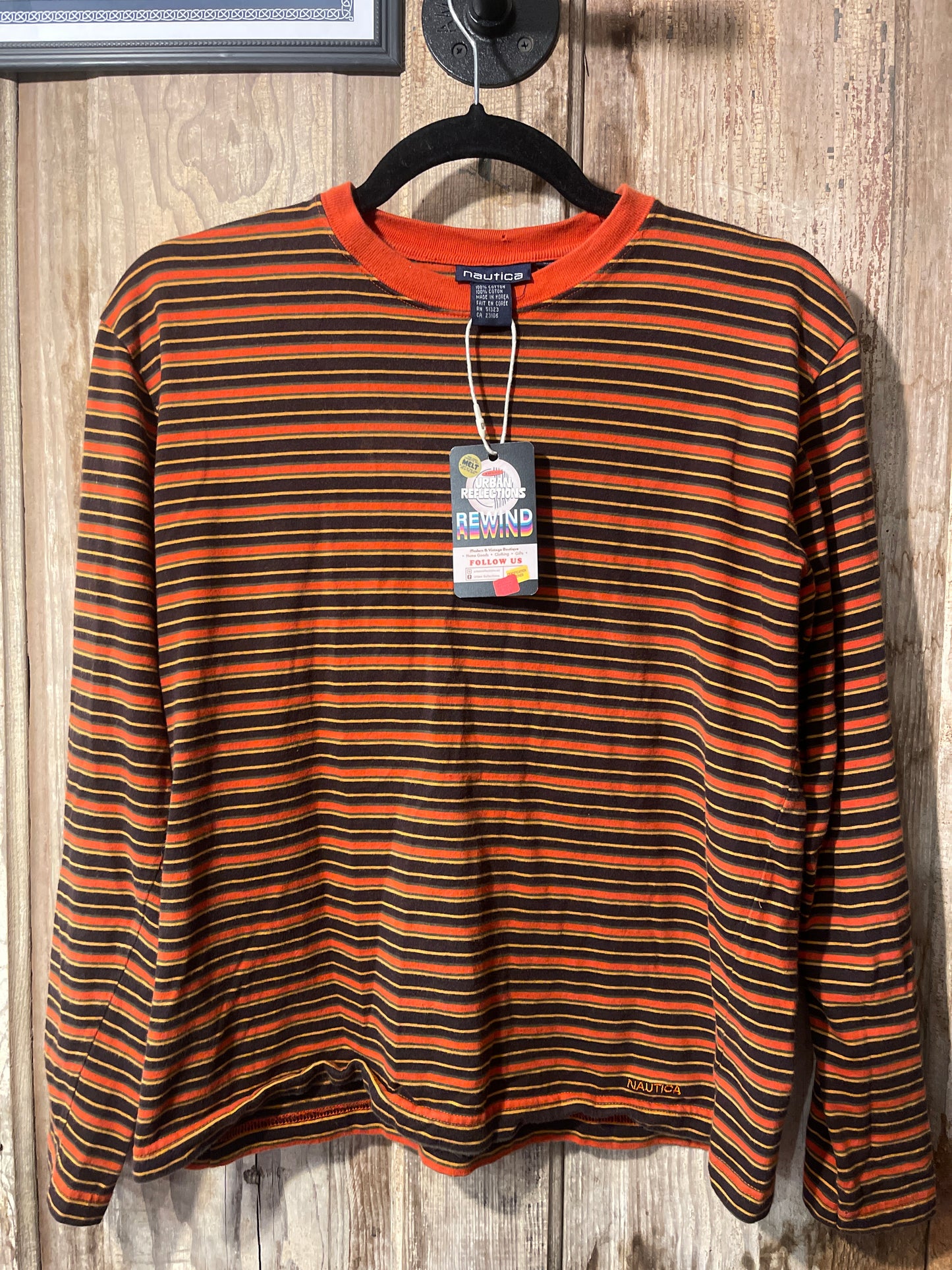 90’s Nautica Striped Shirt