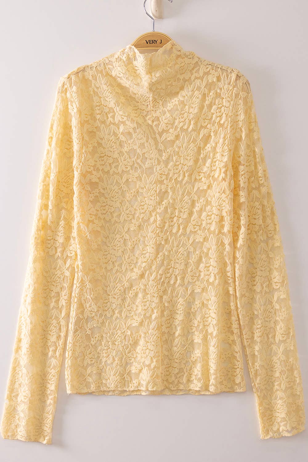 Sheer Lace Knit Top
