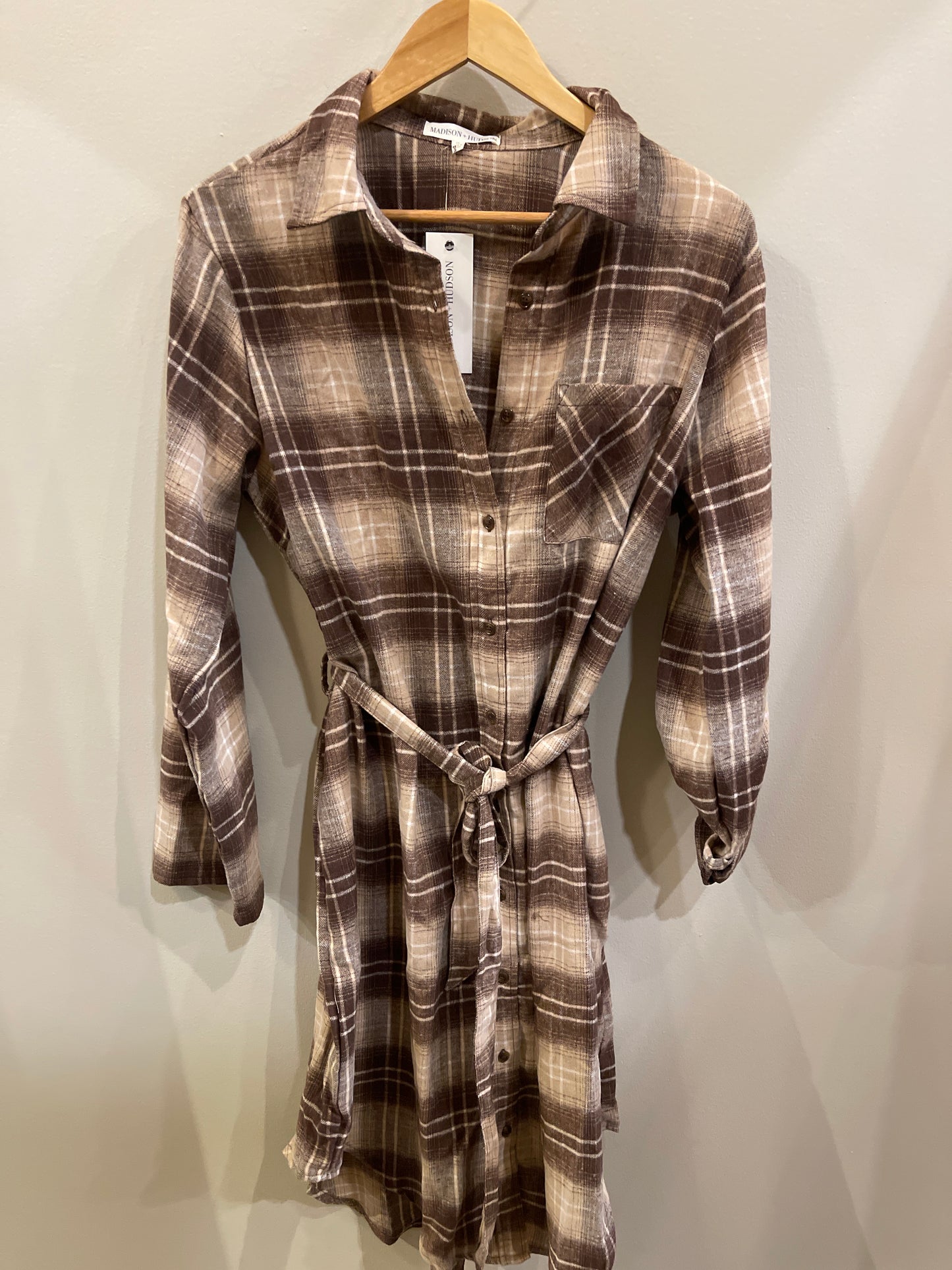 Plus Size Flannel Dress