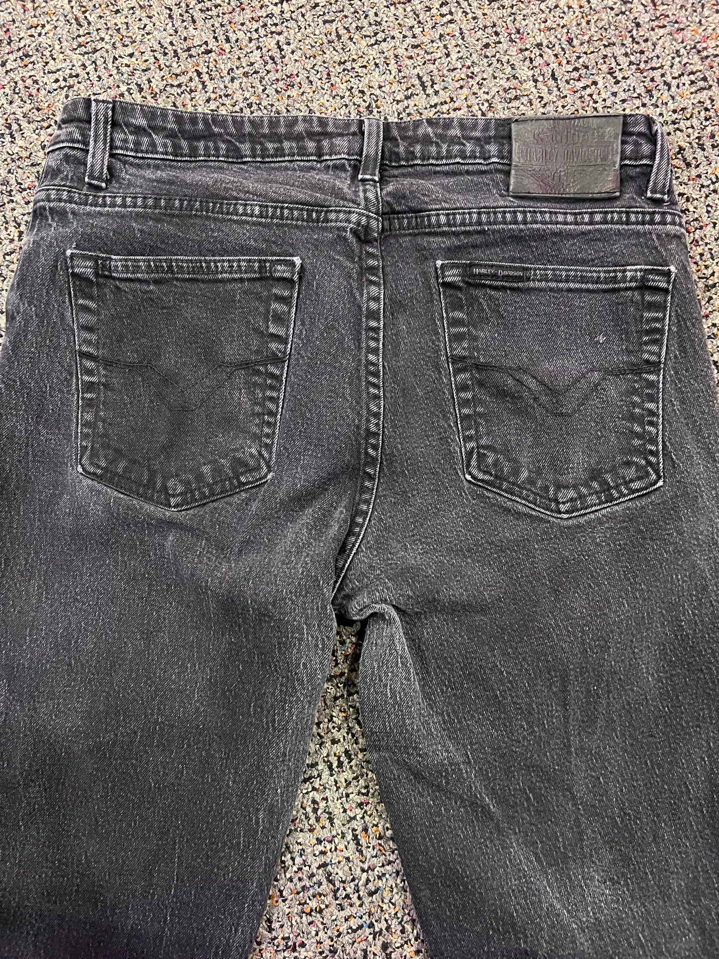 Y2K Harley Black Jeans