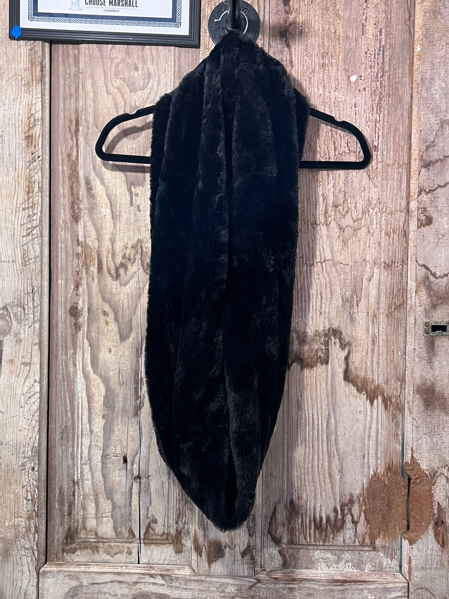 Infinity black scarf 