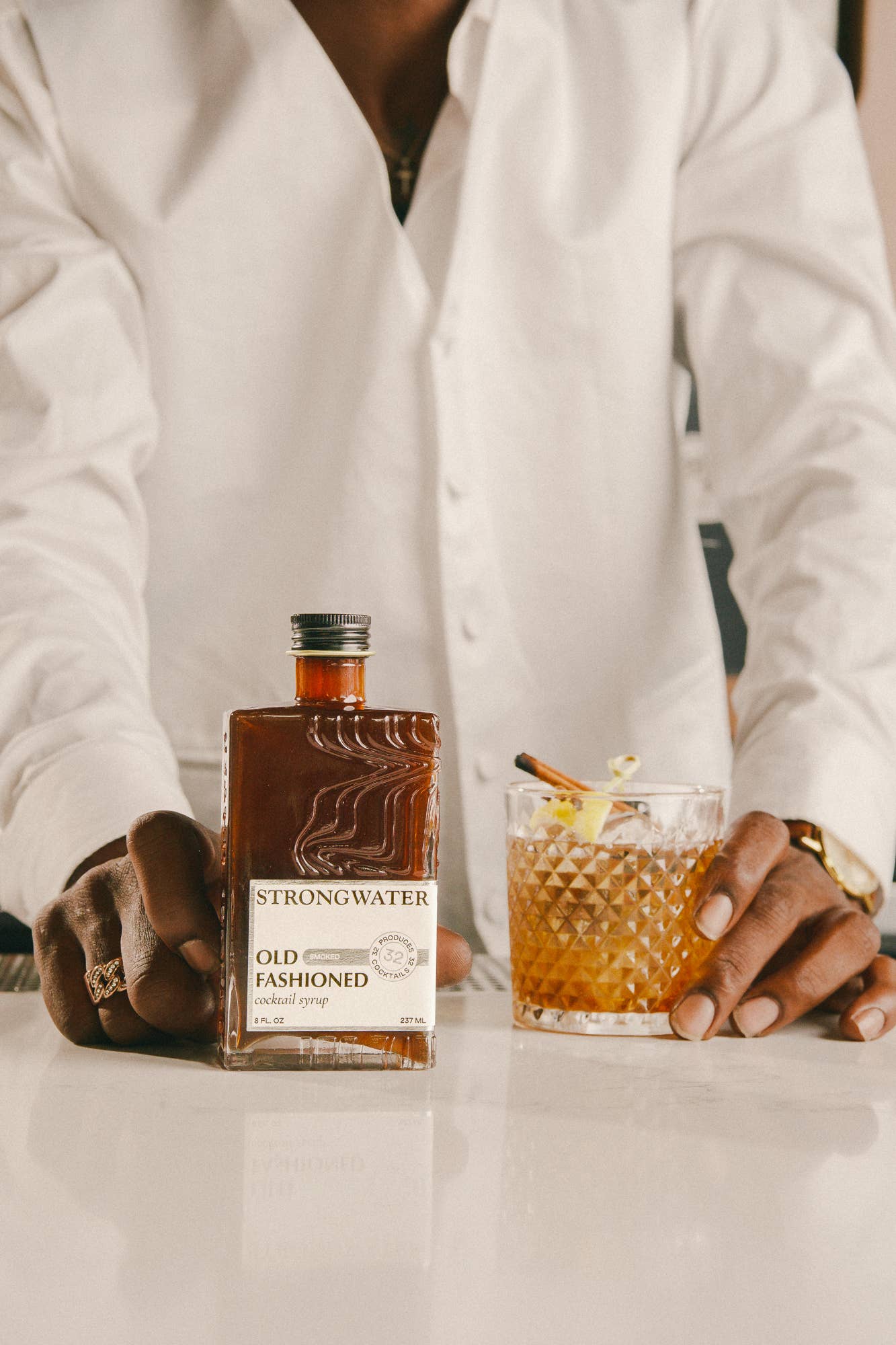 Smoked Old Fashioned Cocktail Syrup