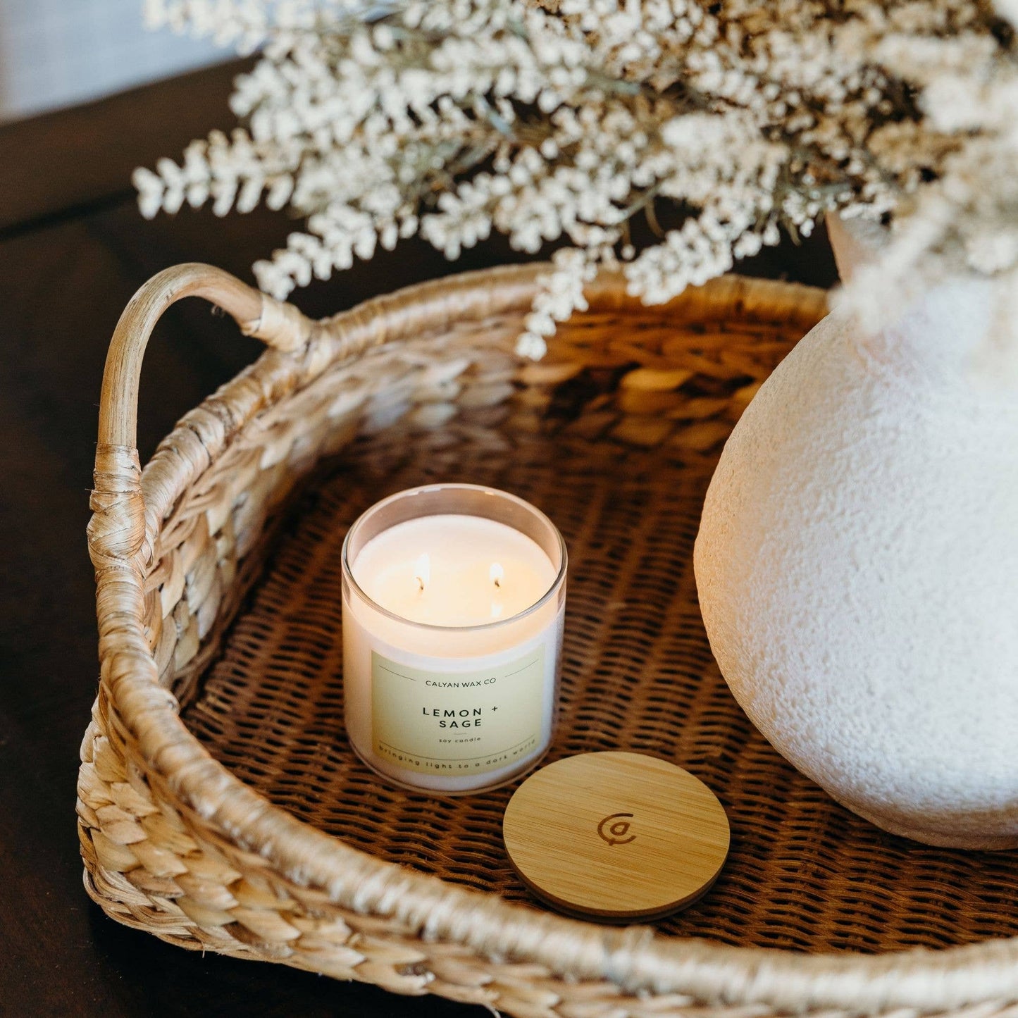 Lemon + Sage - Soy Candle