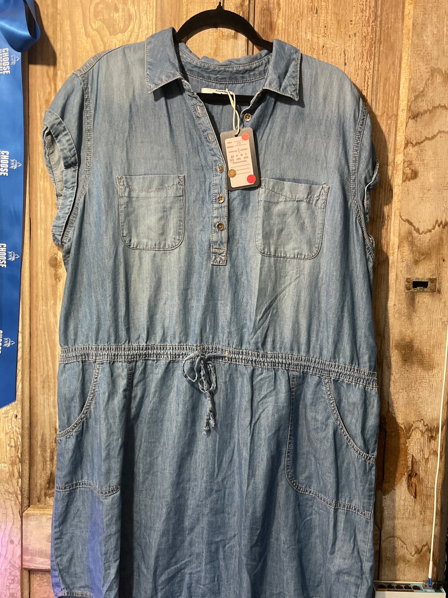 Plus Size denim Dress