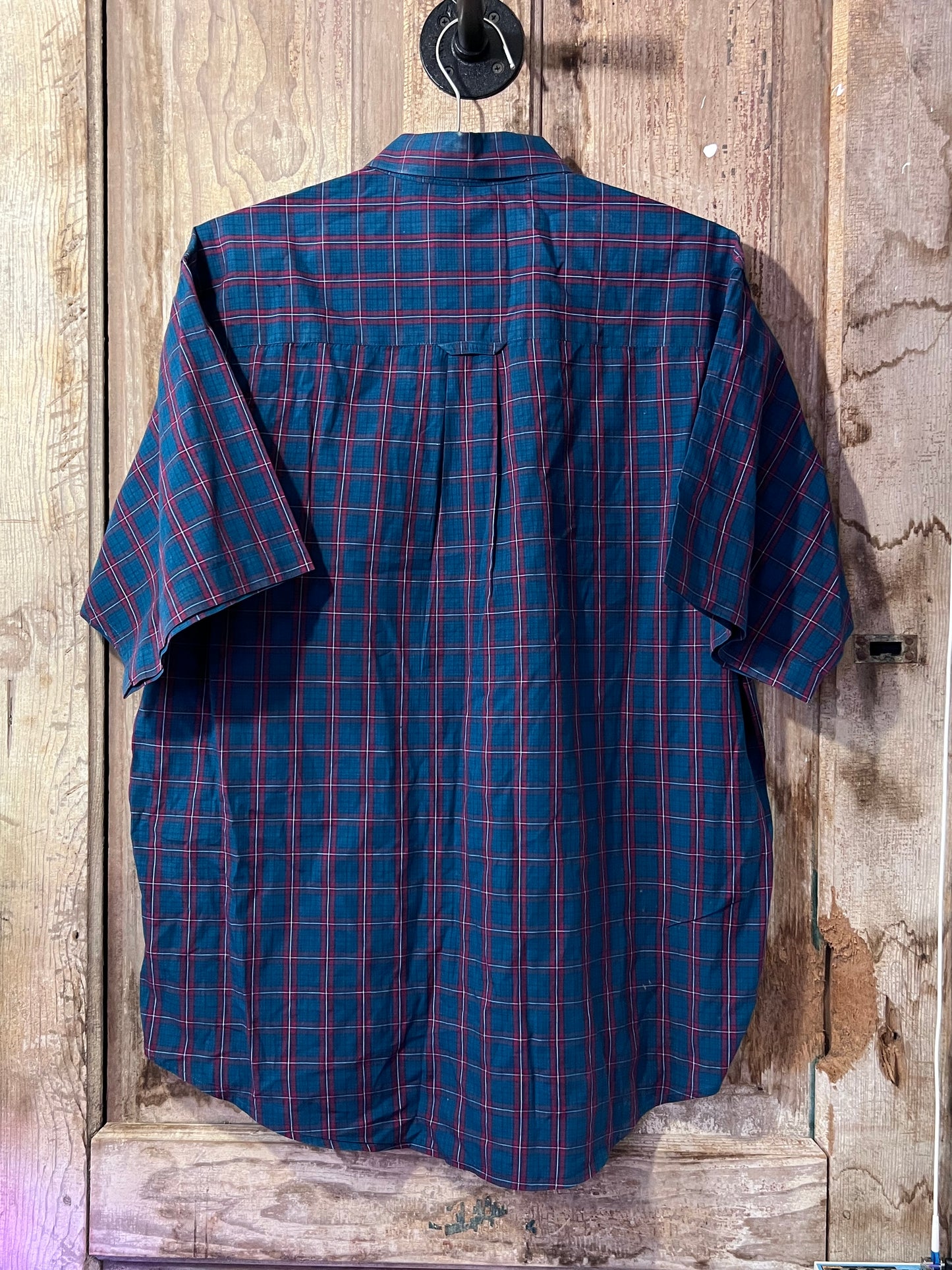 VTG Pendleton Plaid Short Sleeve Button Up Shirt