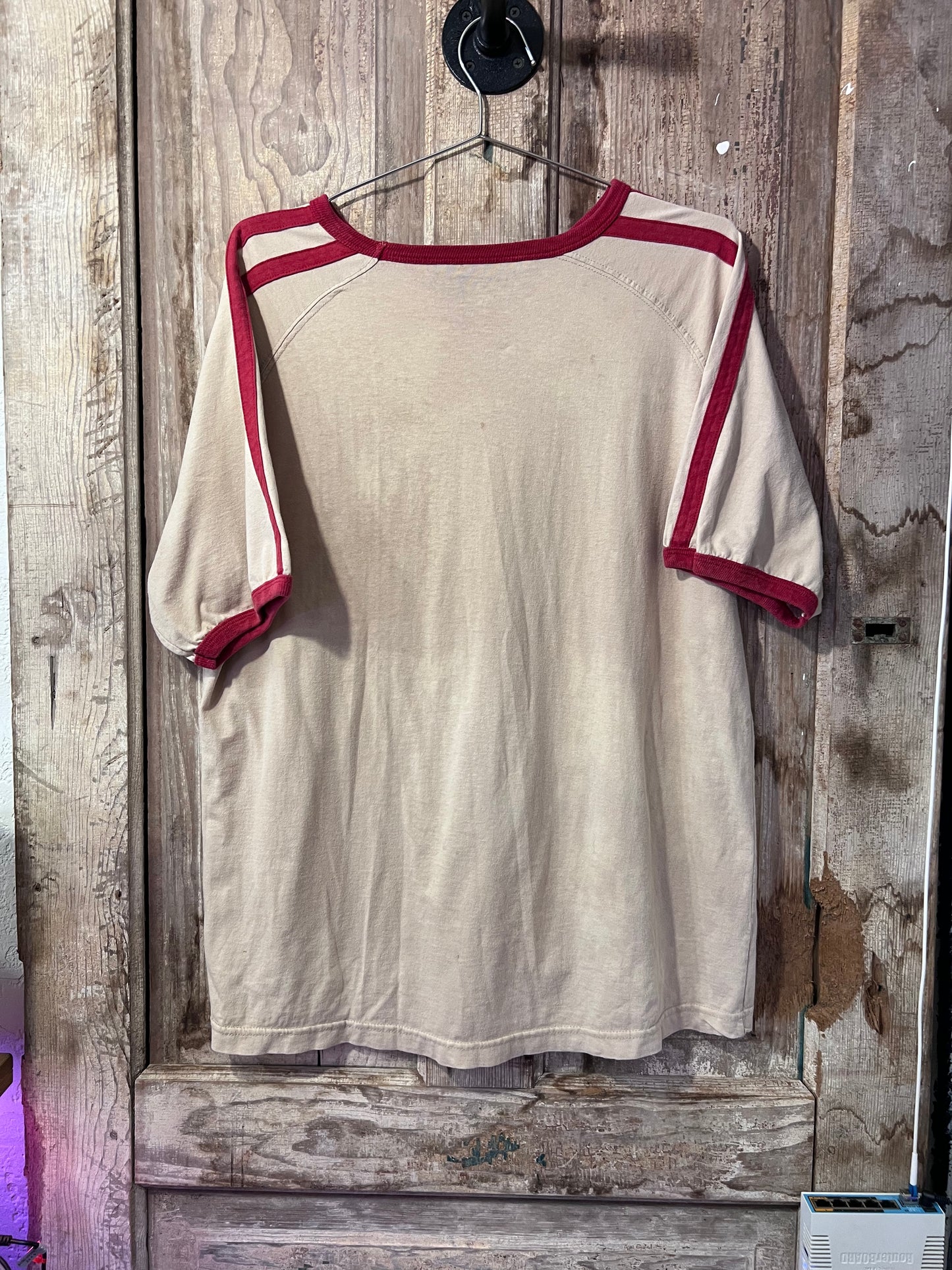Arizona Tan & Red Ringer Tshirt