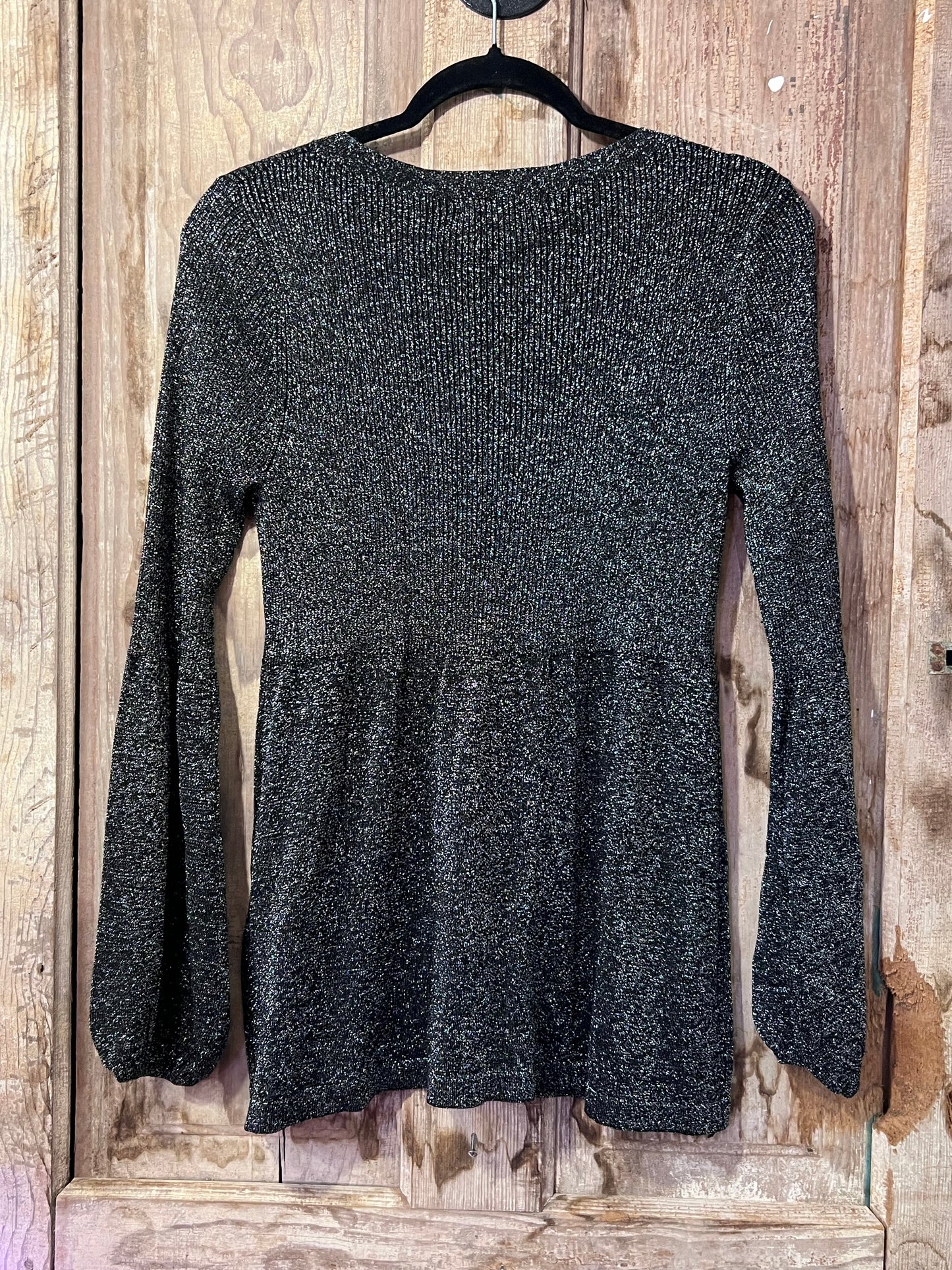 August Silk Sparkly Y2K Top