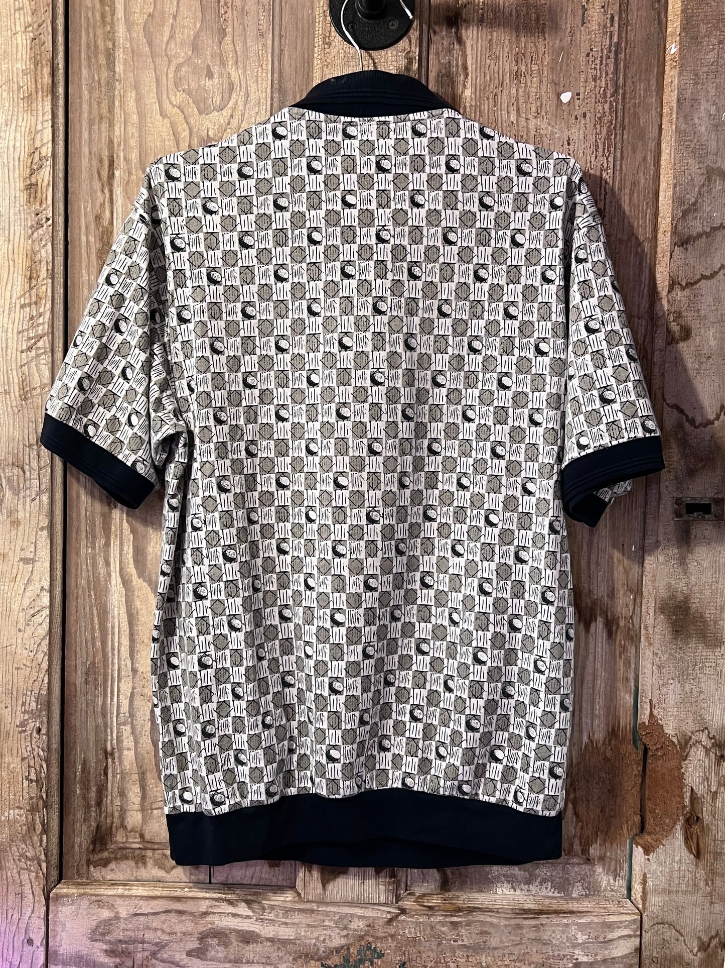 VTG Michael Austin Patterned Golf Polo