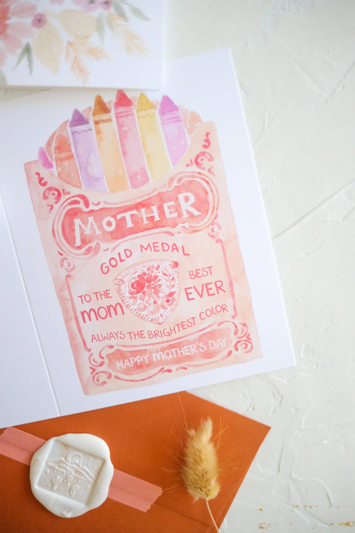 Brightest Color Mother's Day Card