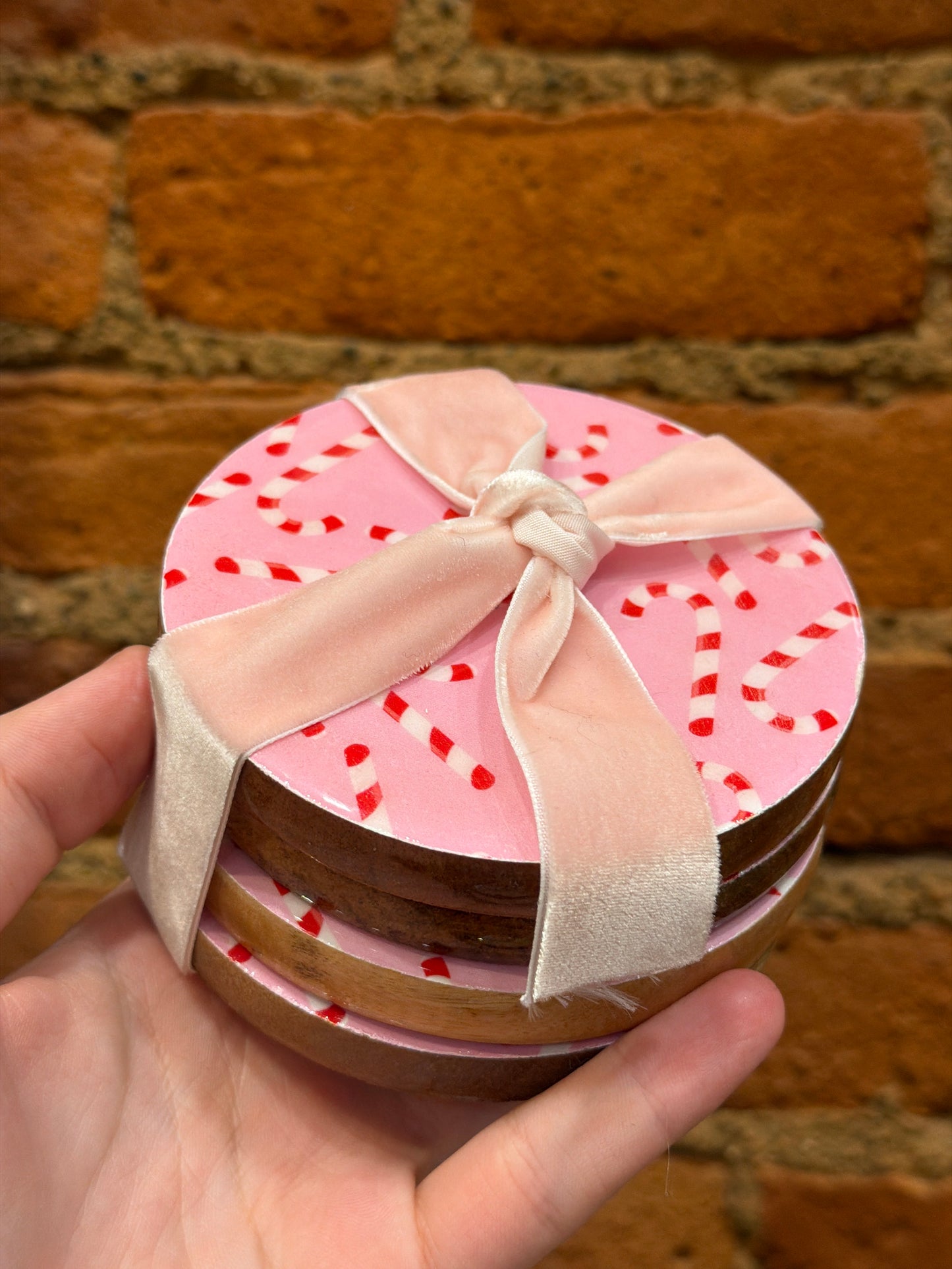 Pink Candy coaster set