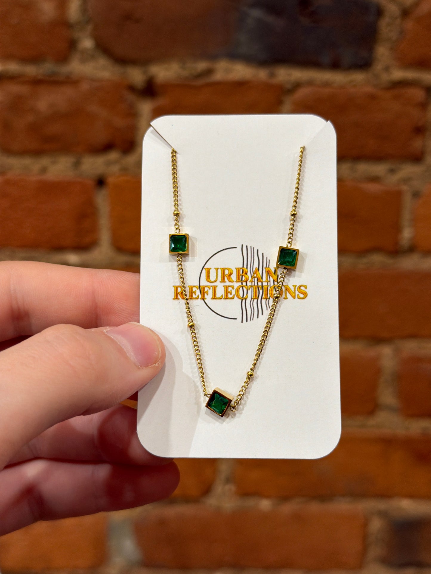 Green Stone Necklace