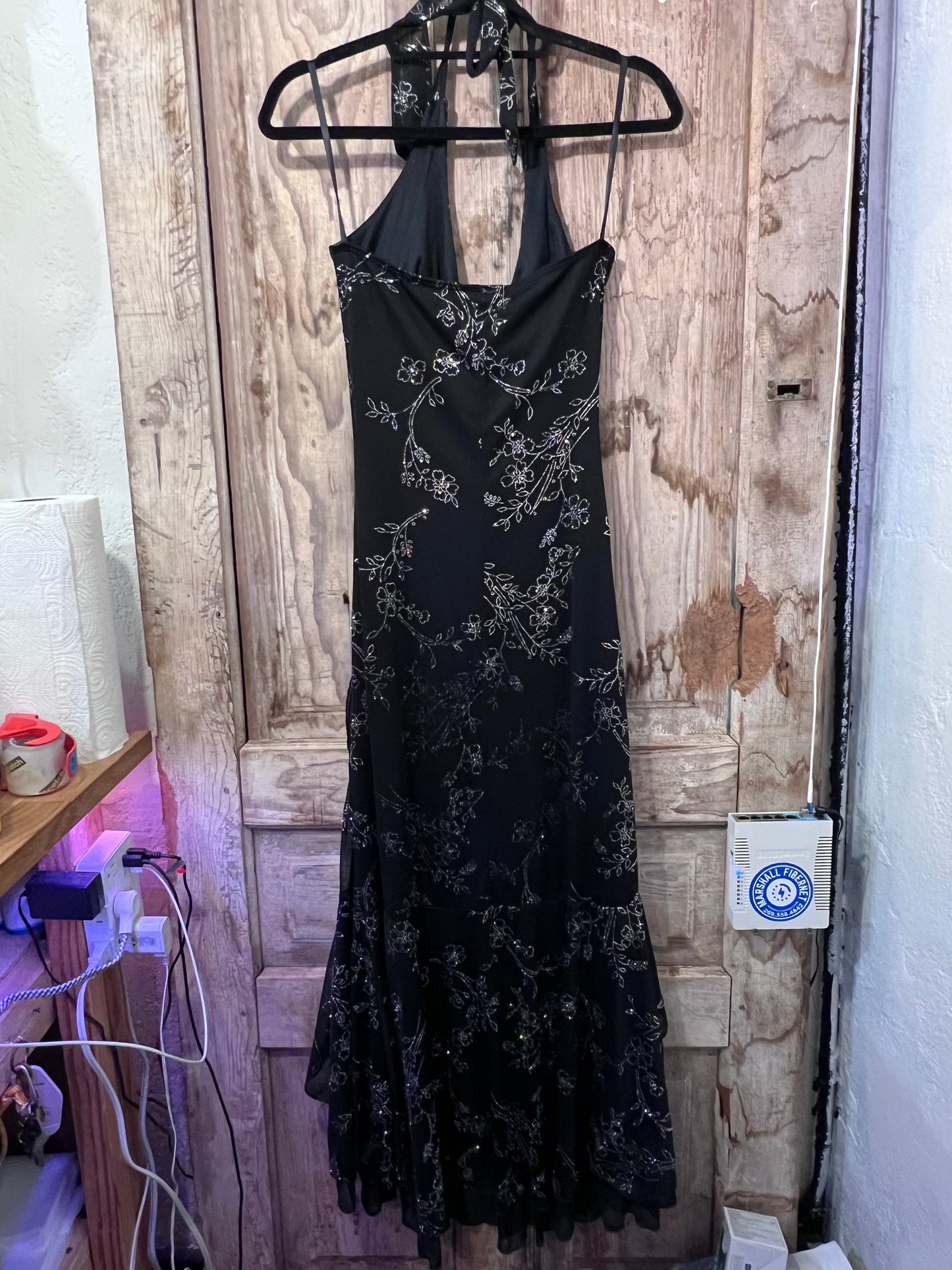 Vintage Taboo Y2K Black Sparkly Dress