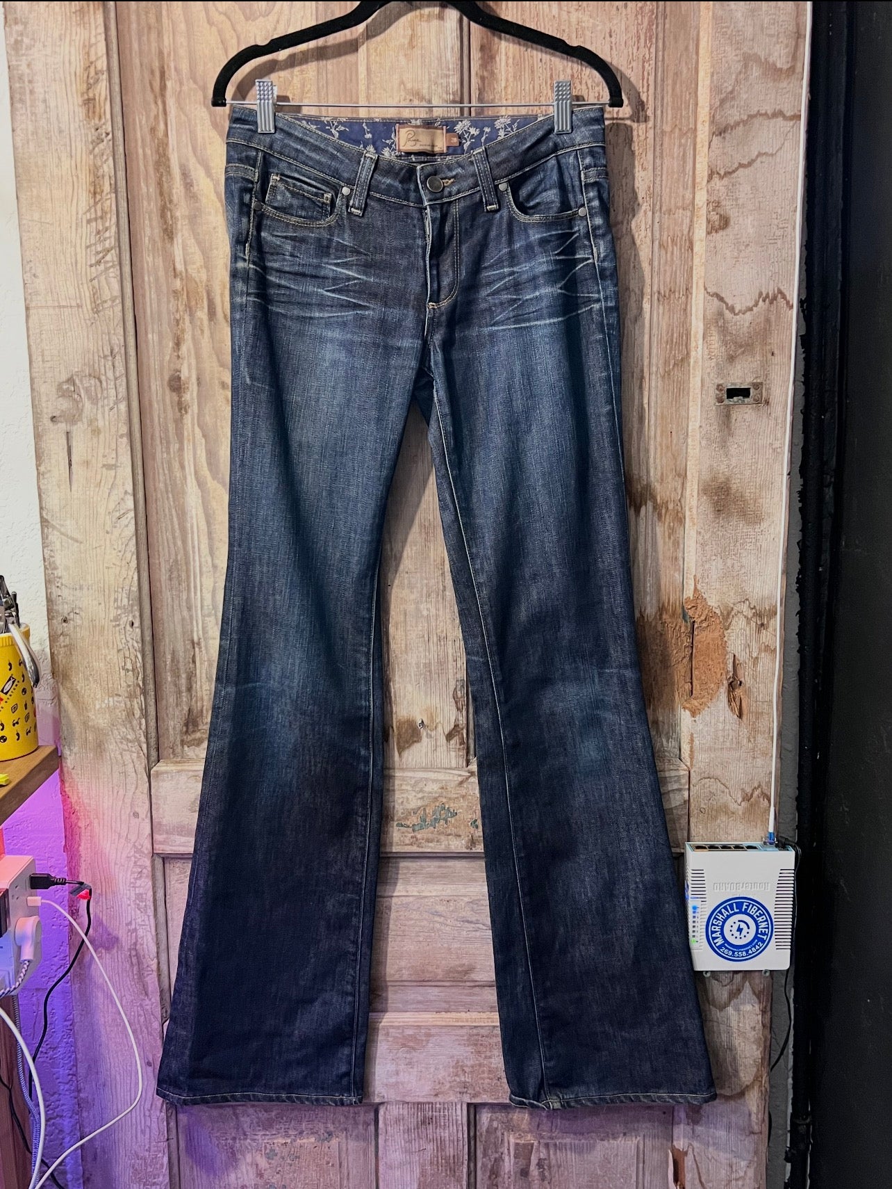Dark wash Paige jeans