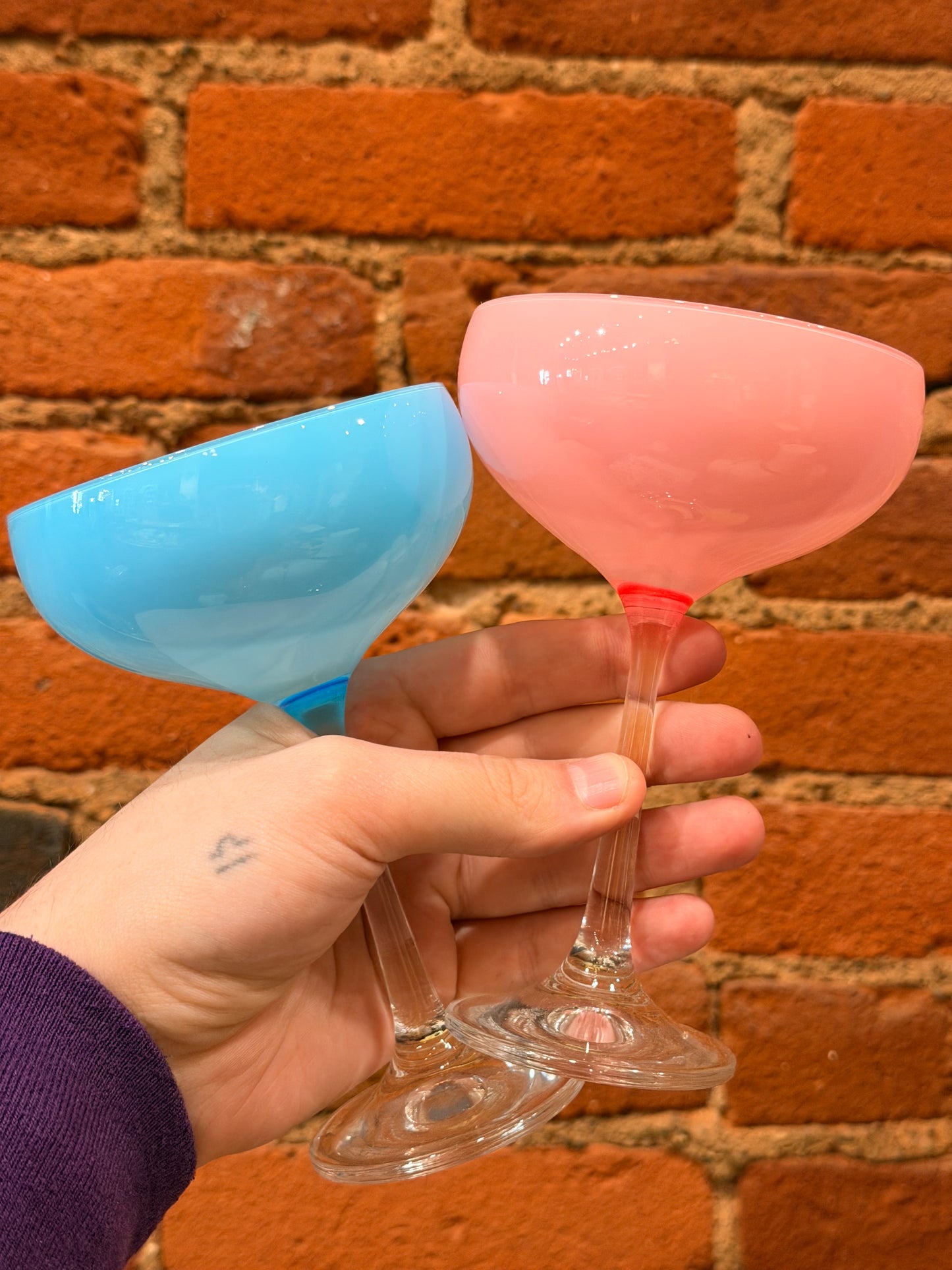 Pastel Cocktail Glass