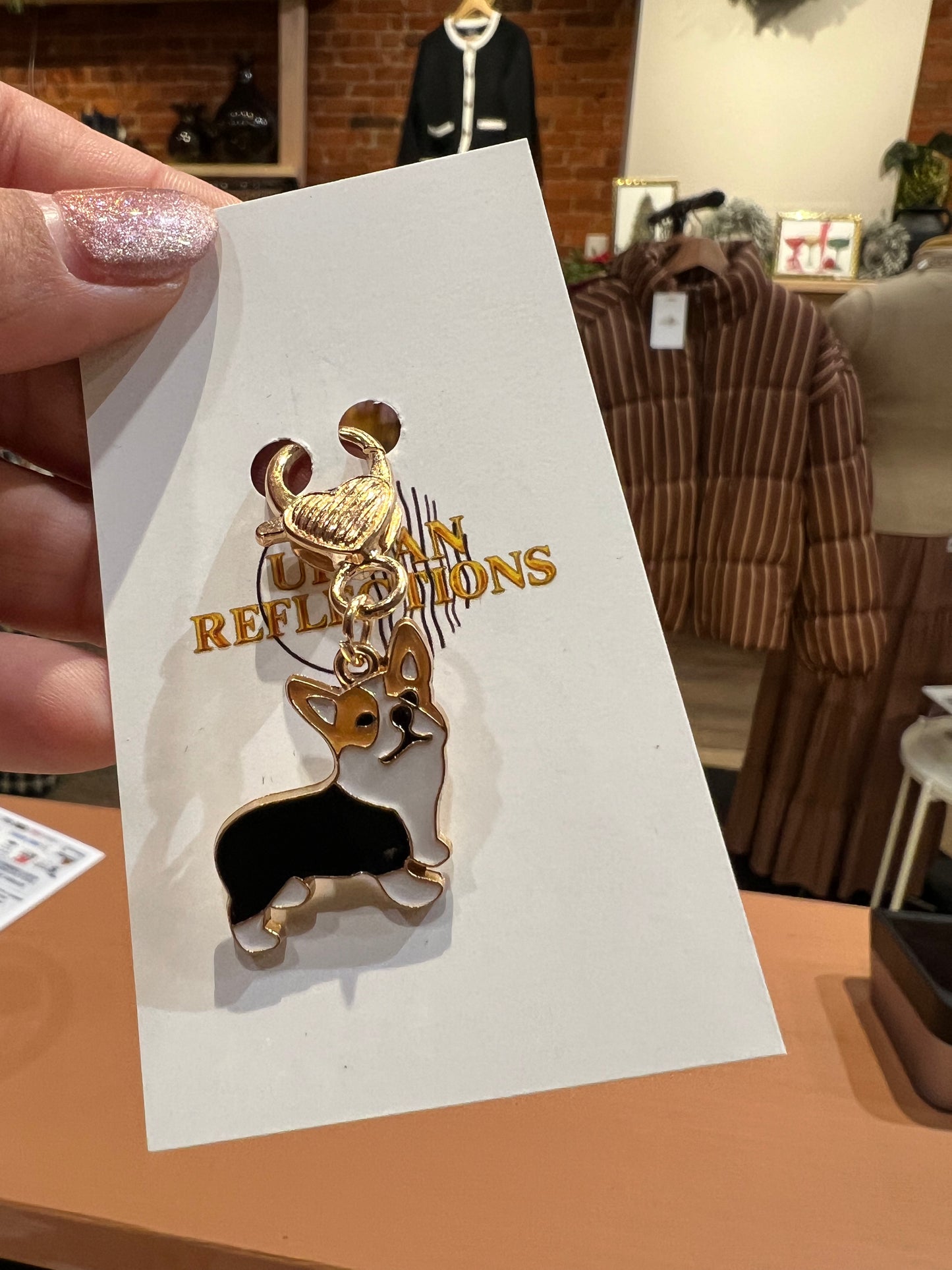 Dog keychain