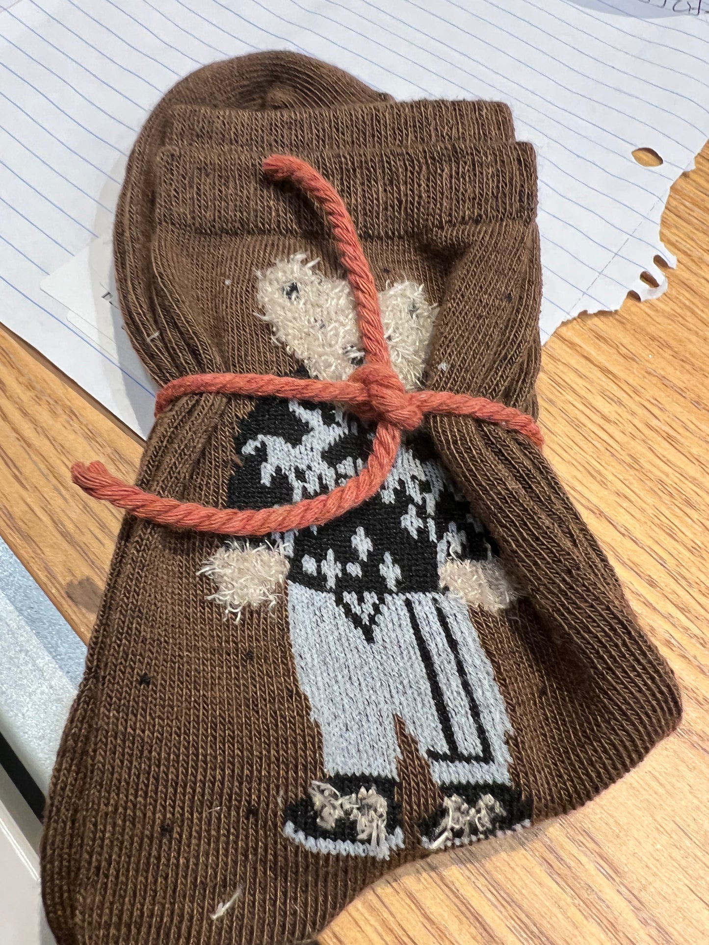 Bear/dog socks