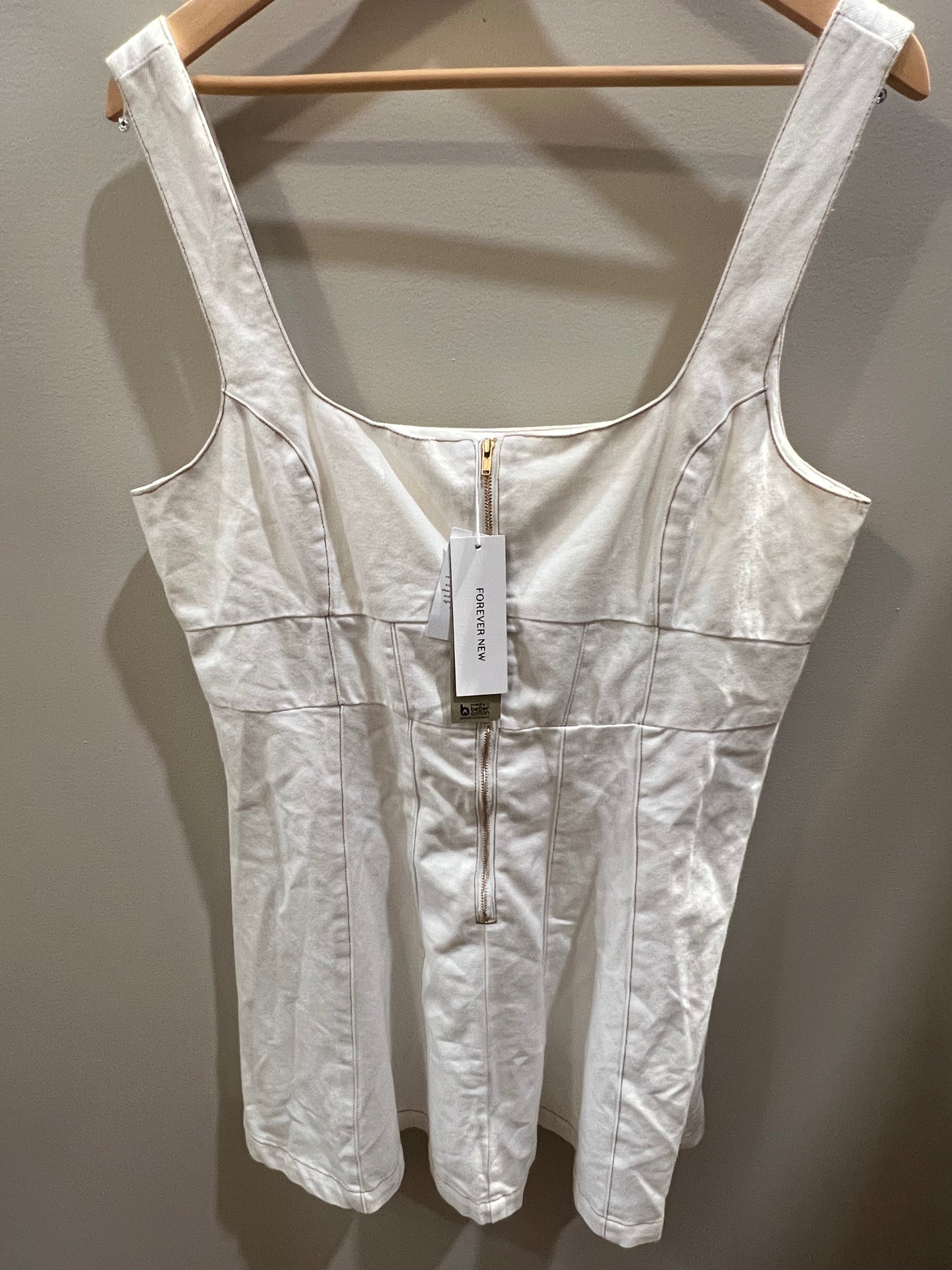 Forever white Jean dress