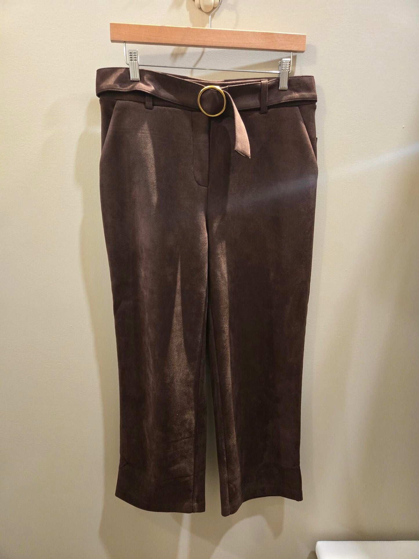 Brown high water pants 