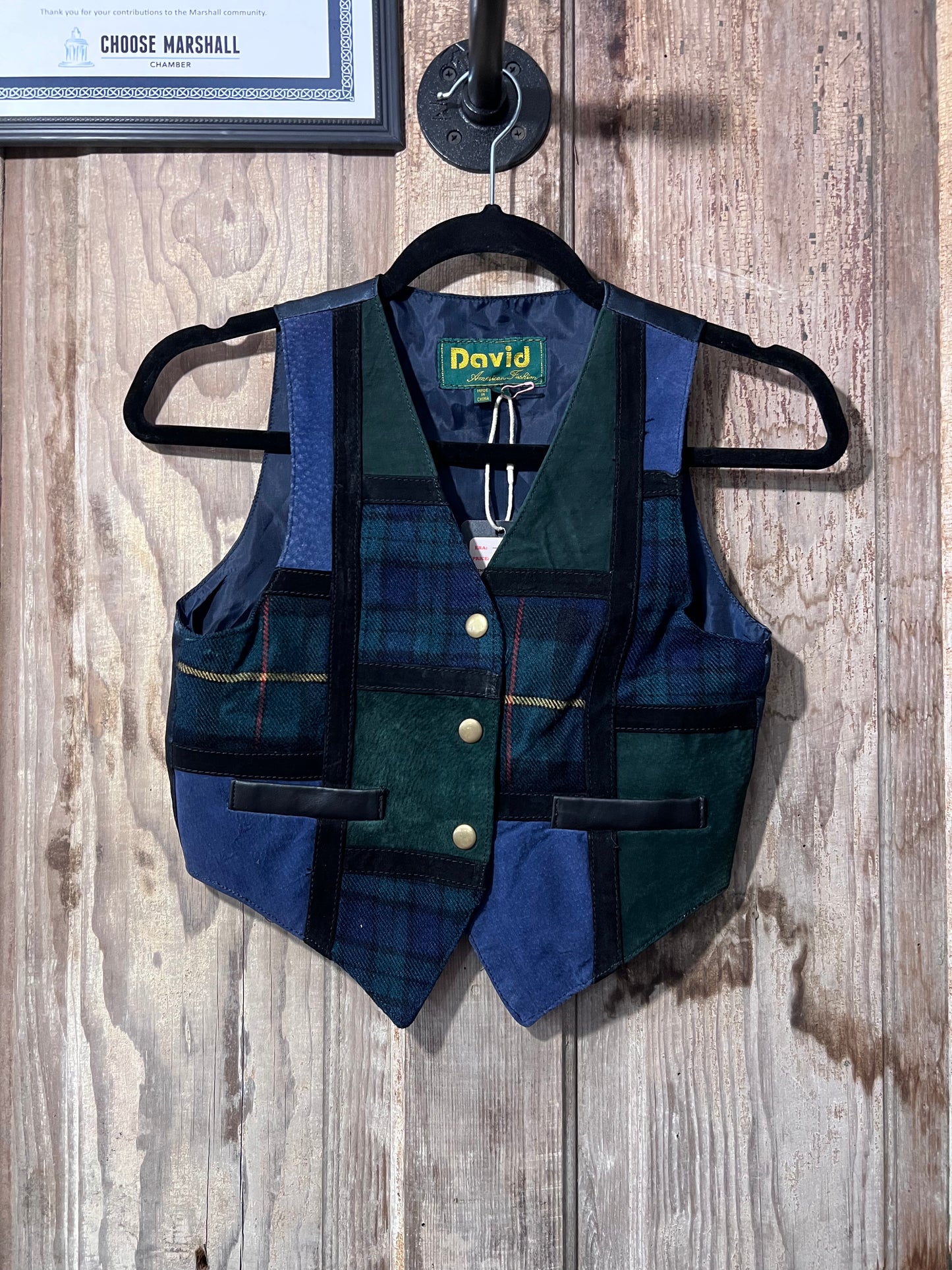 Vintage patchwork vest