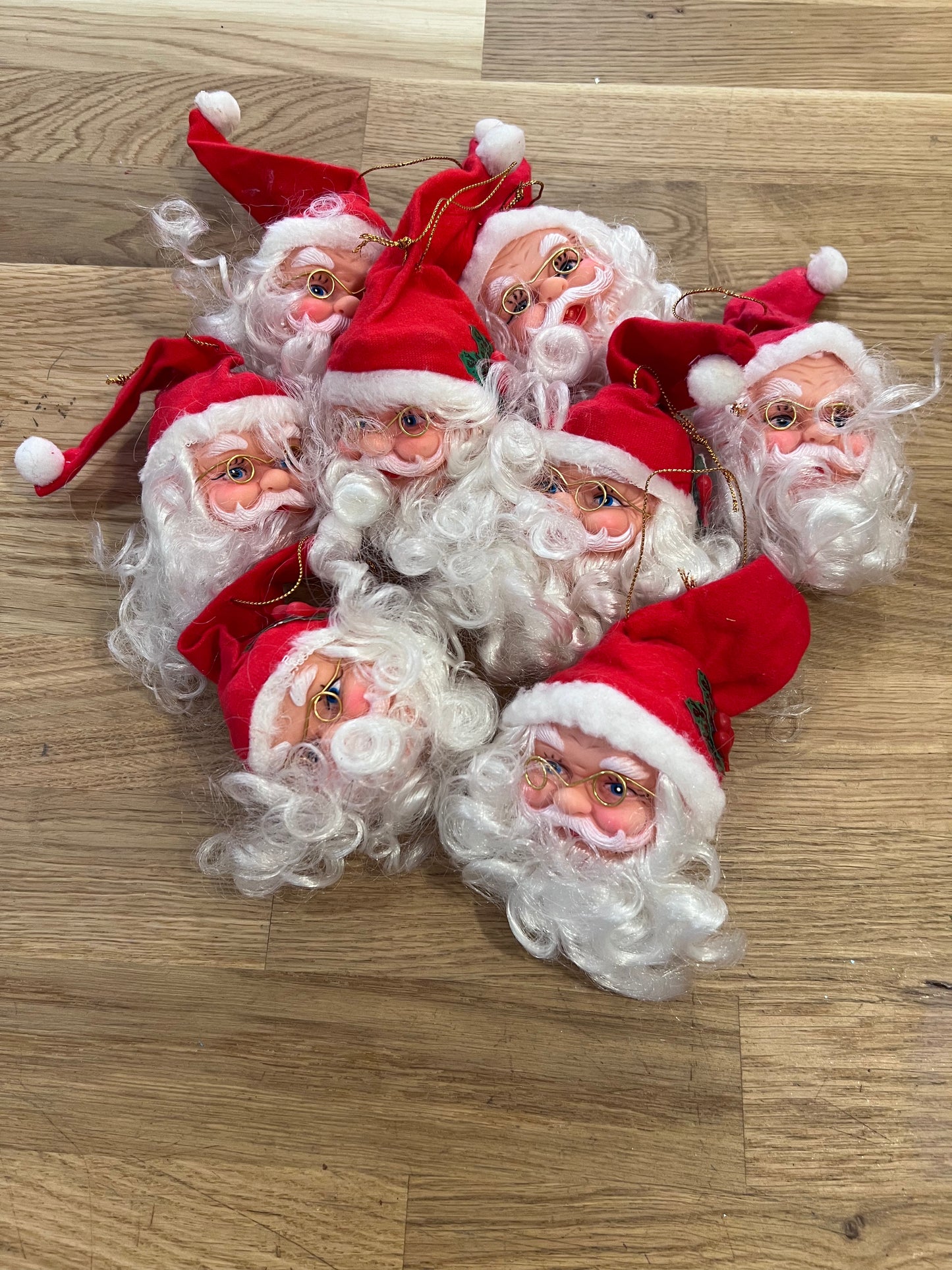 Santa Ornaments