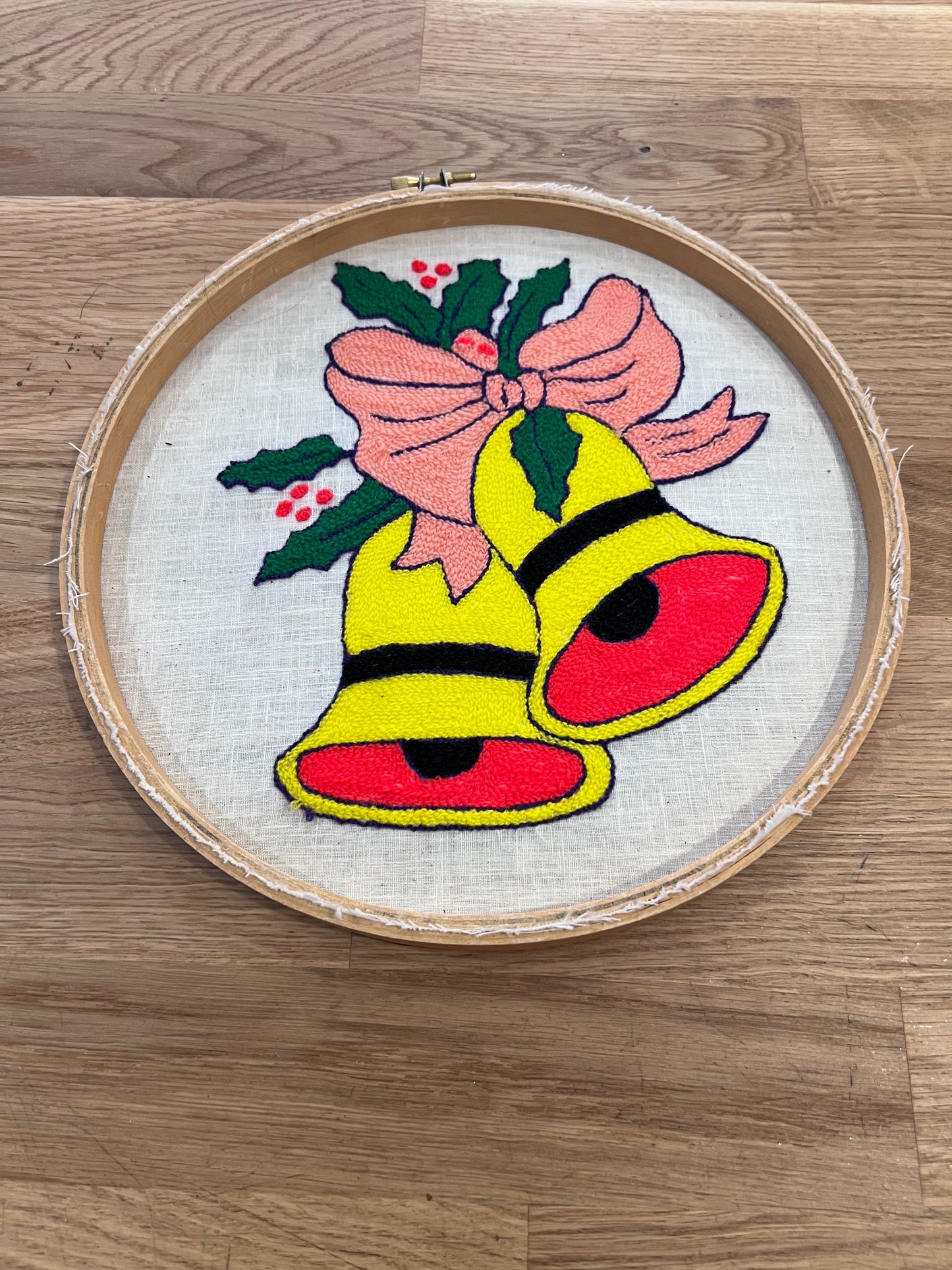 Vintage Christmas needle point