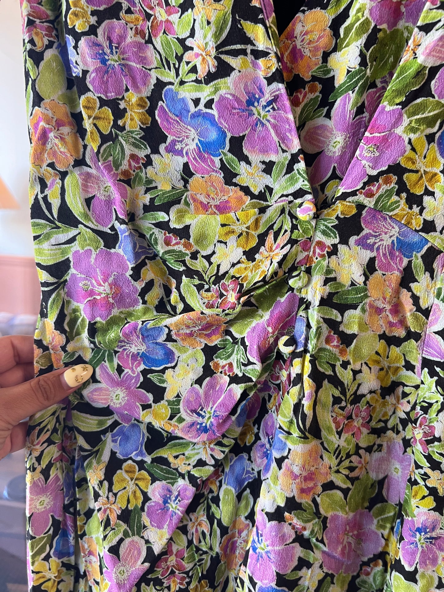 Zara floral dress