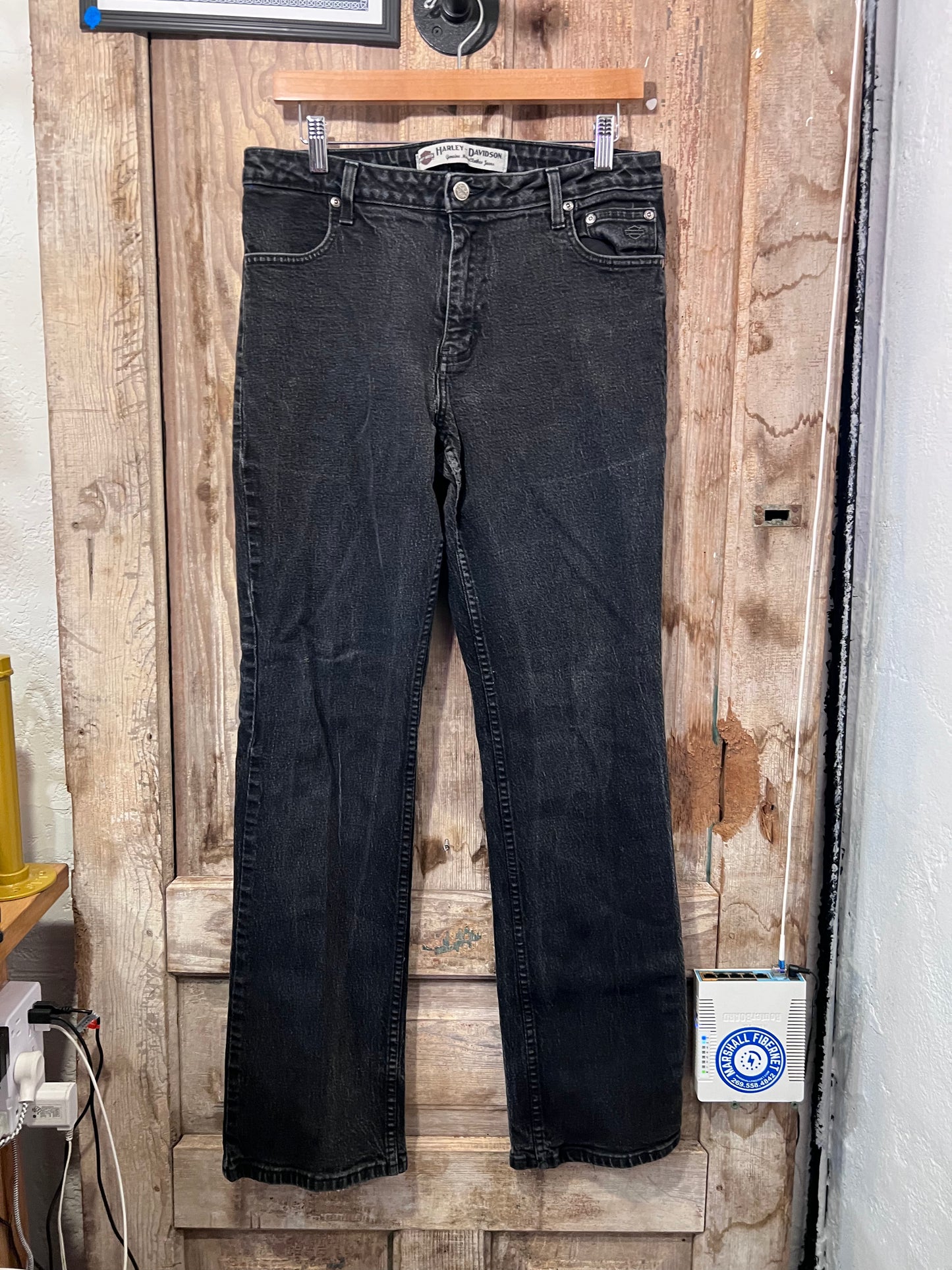Y2K Harley Black Jeans