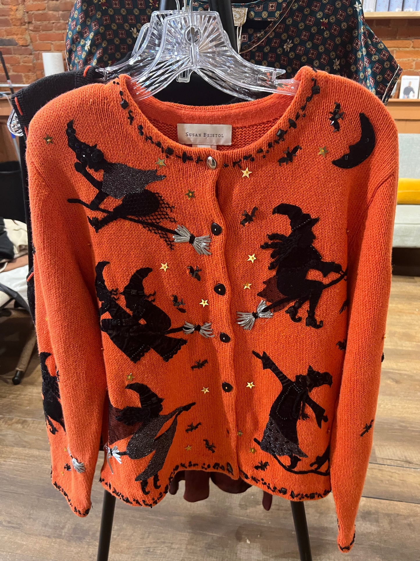Revamp Halloween cardigan