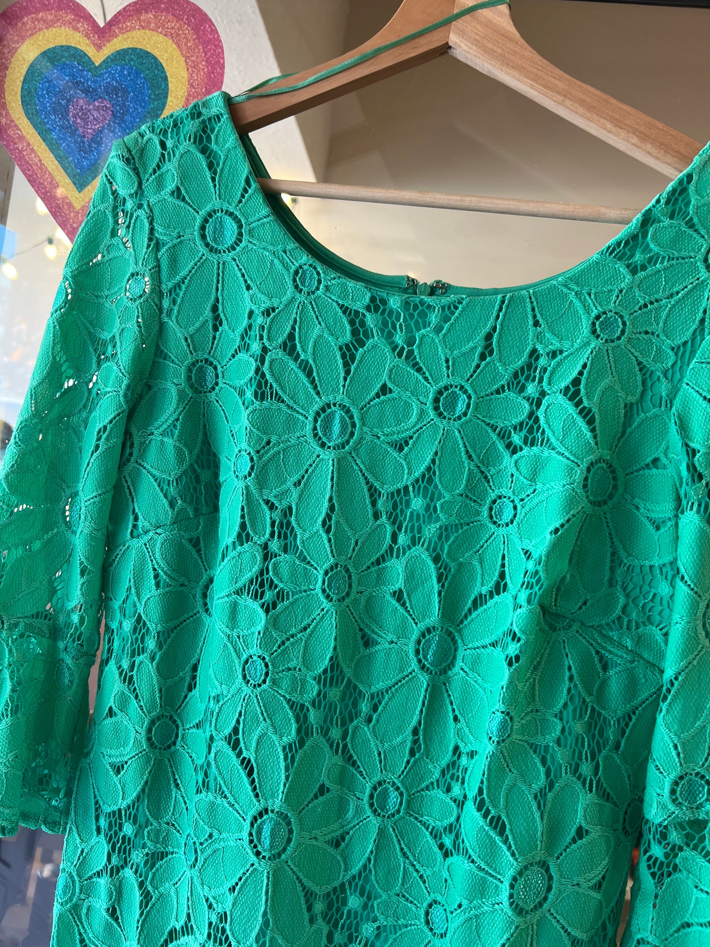 Sandra Darren eyelet dress