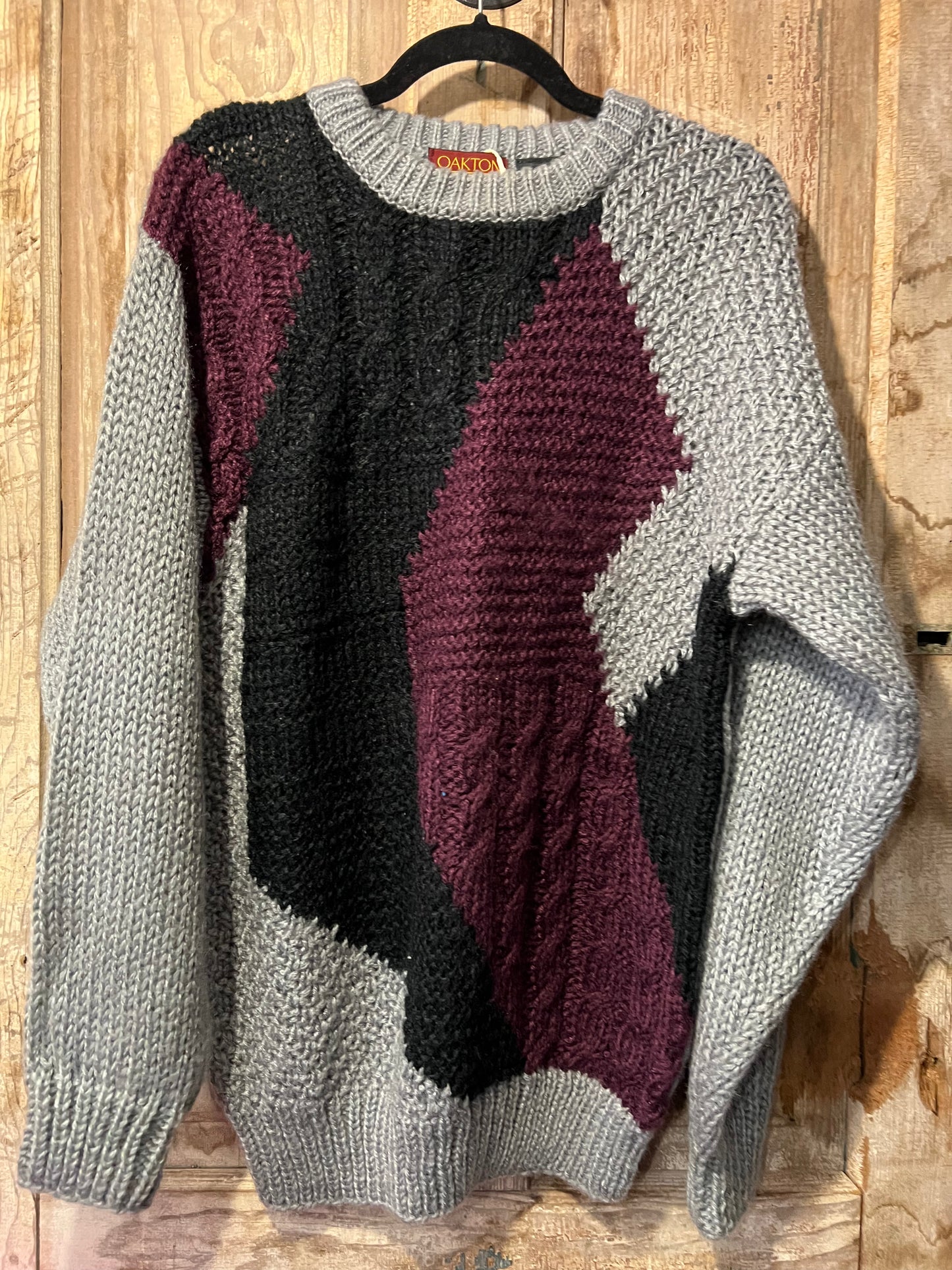 80’s crochet sweater