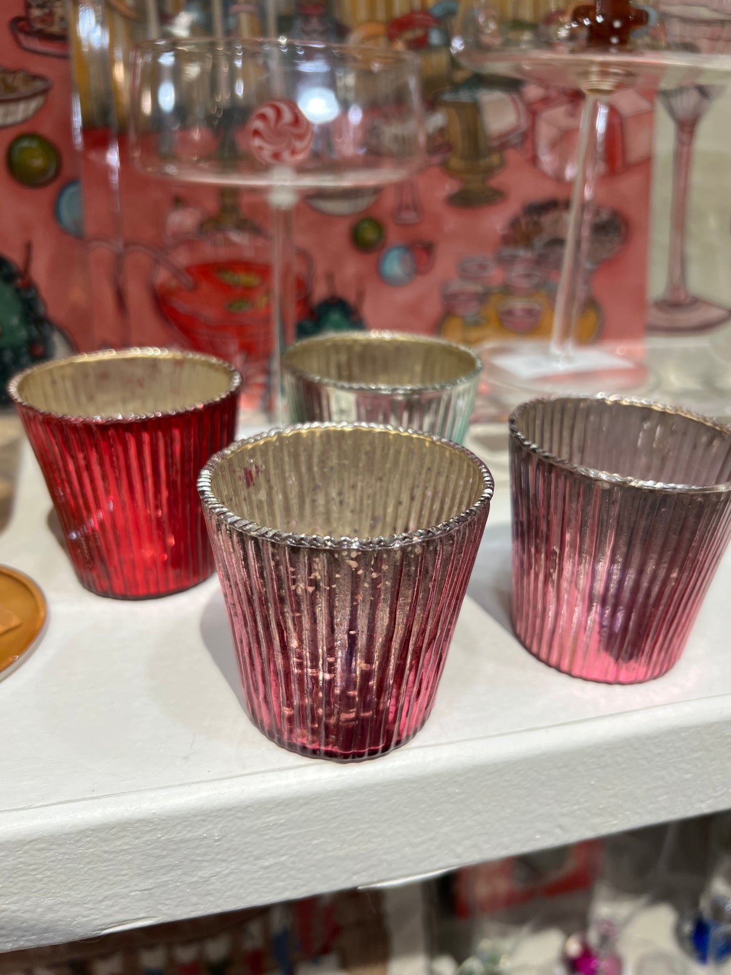 Jewel tone motive holders set