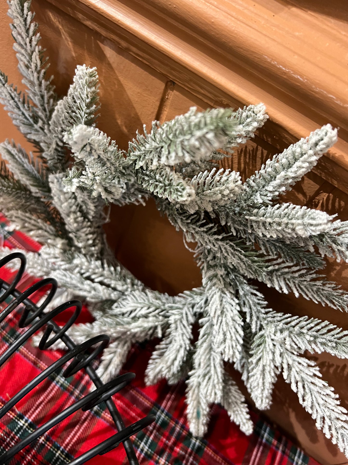 Frosted wreaths