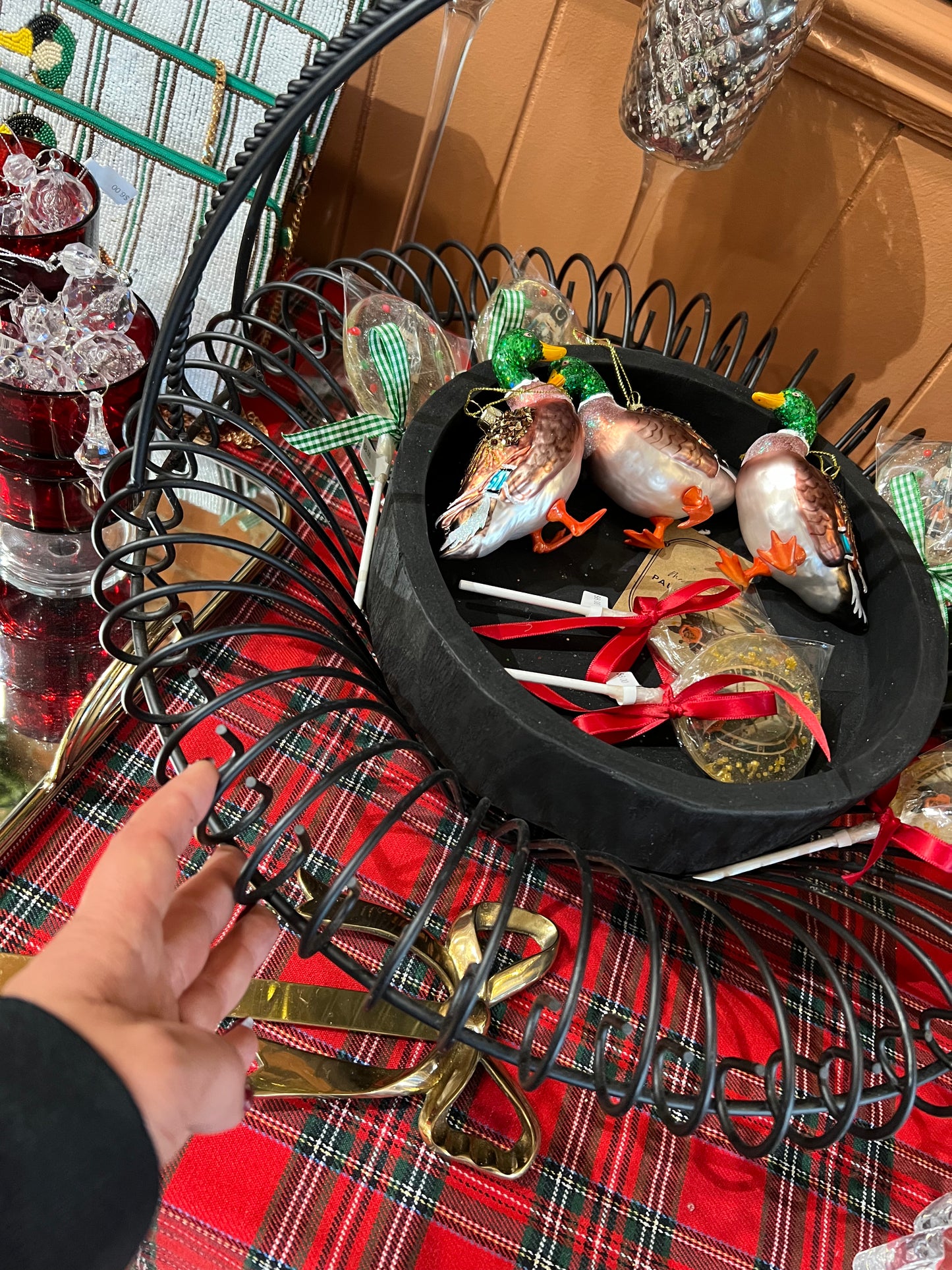 Wire metal blk basket