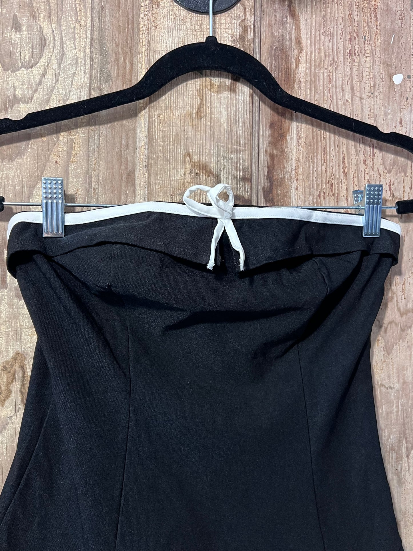 70's Retro BLK One Piece Bathing Suit