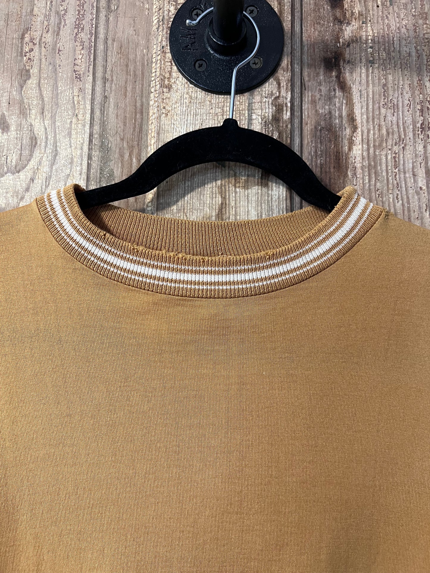 80's Puritan Mustard Yellow Distressed T-Shirt