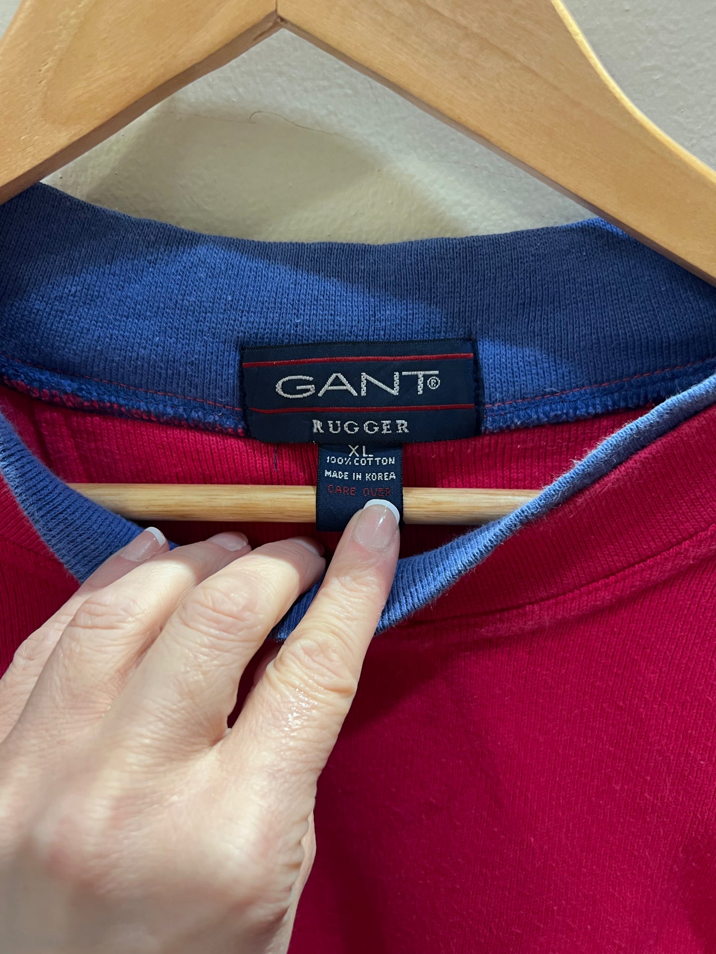 VTG Pink GANT Crewneck