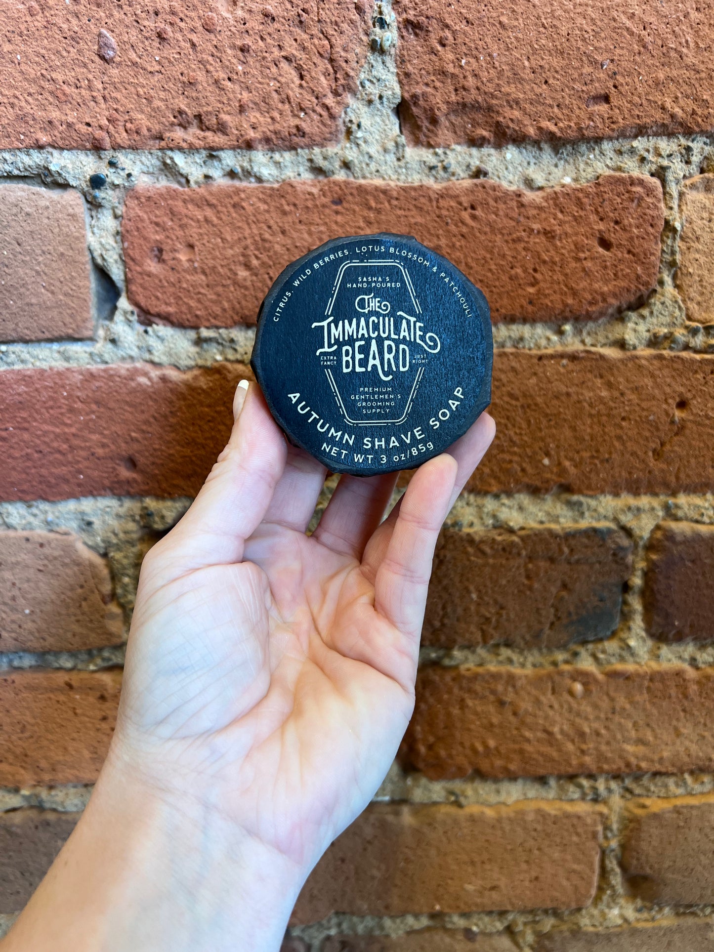 The Immaculate Beard Shave Soap Puck