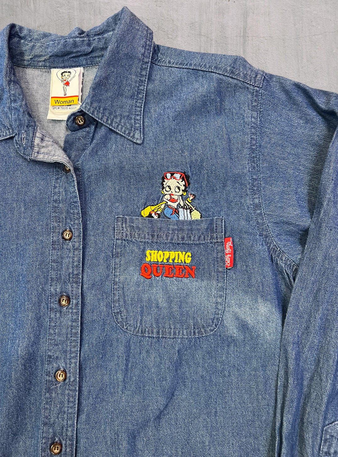 90's Betty Boop Button Up