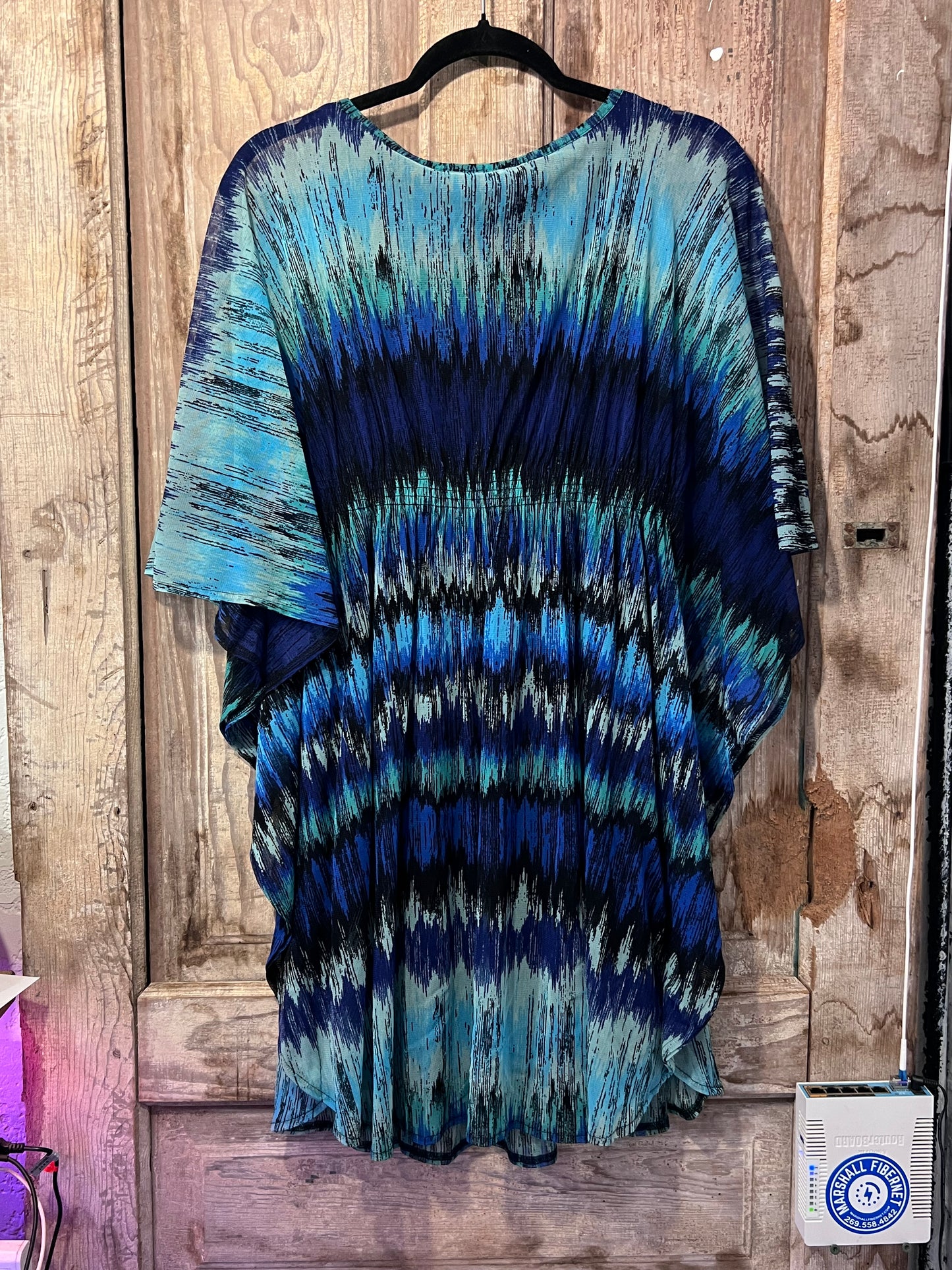 INC Concepts BLUE/BLK Flowy Dress