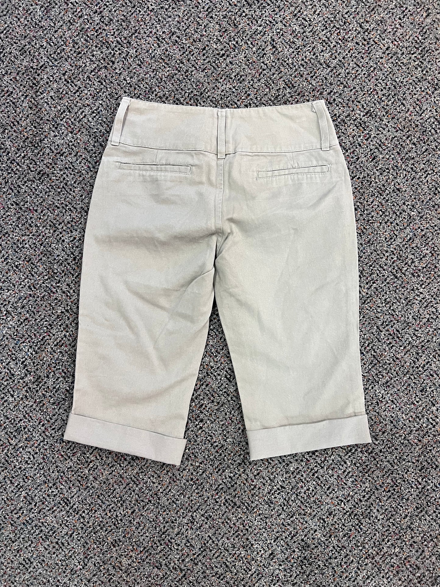 Y2K LiquidX Khaki Bermuda Shorts