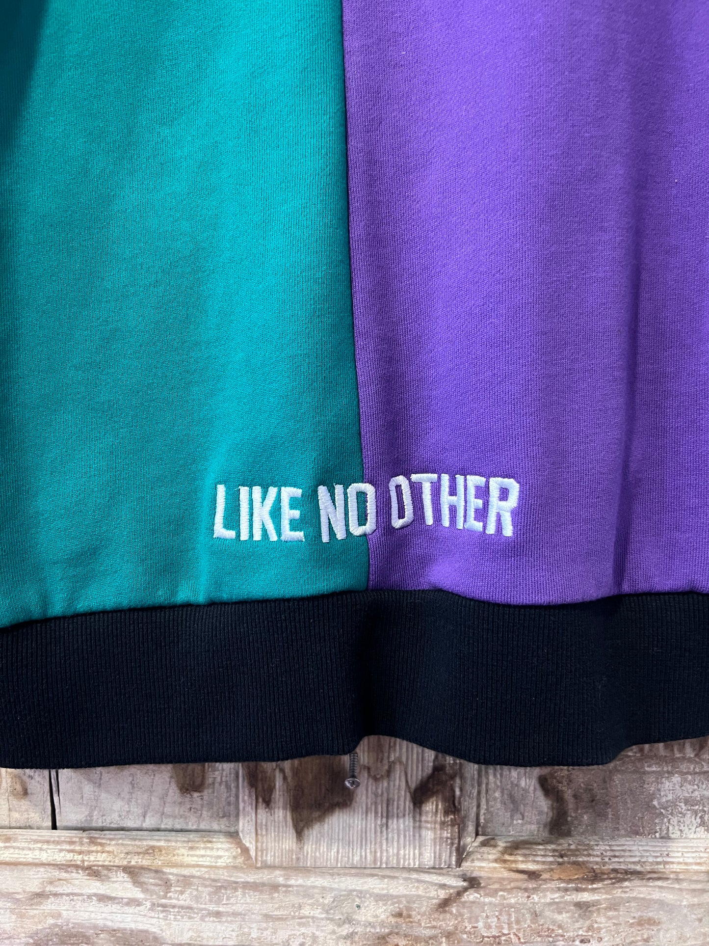 Two Tone KAPPA Quarter Zip Hoodie