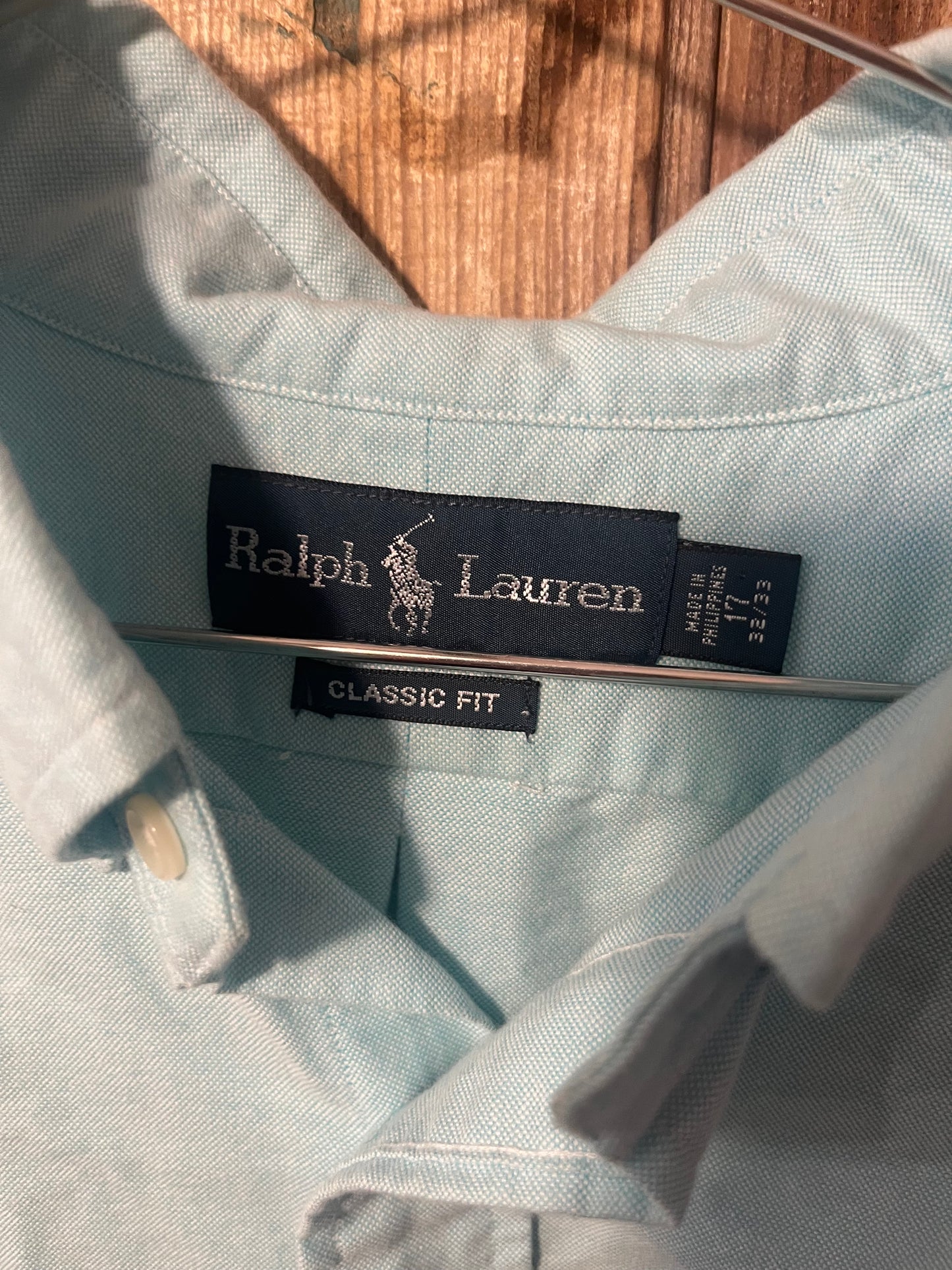 Ralph Lauren Baby Blue Button Up Shirt