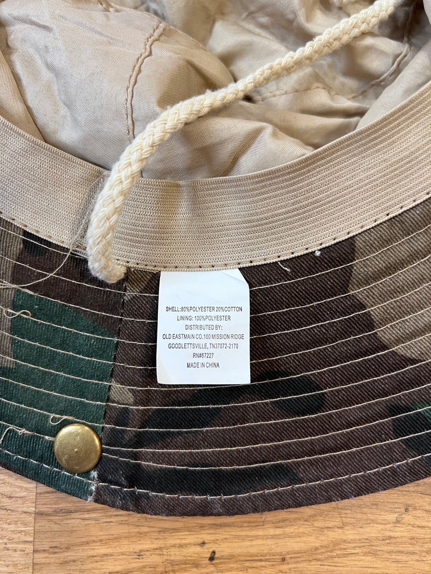 NWT Camo Bucket Hat (Modern)
