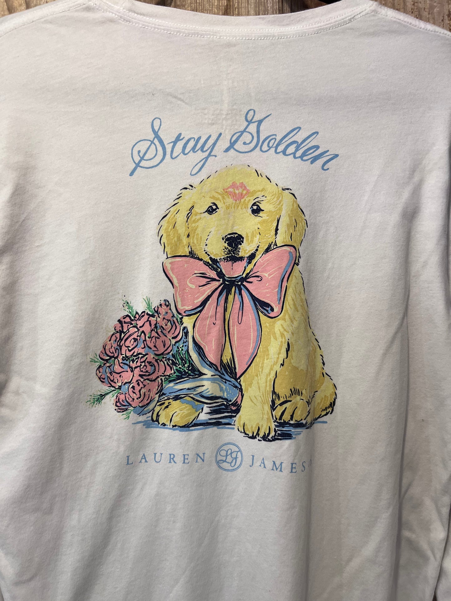 Y2K Lauren James "Stay Golden" Long Sleeve Shirt