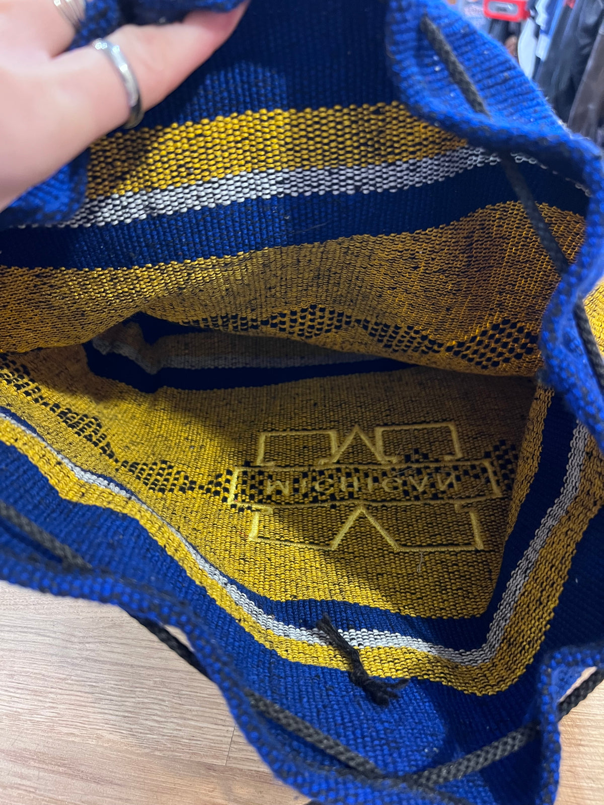 Embroidered Michigan "Drug Rug" Backpack