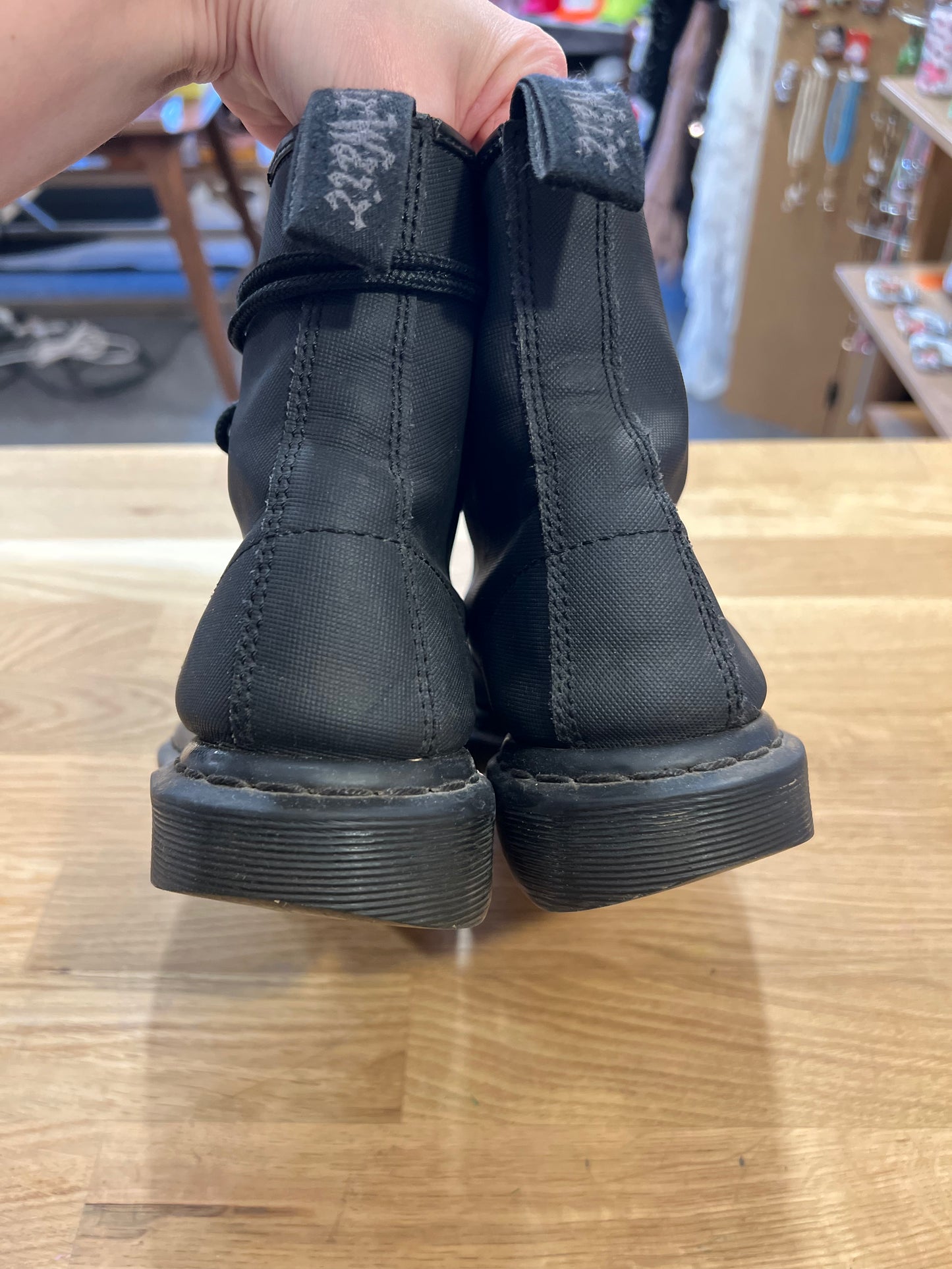 90's/Y2K Doc Marten Black on Black Combat Boots