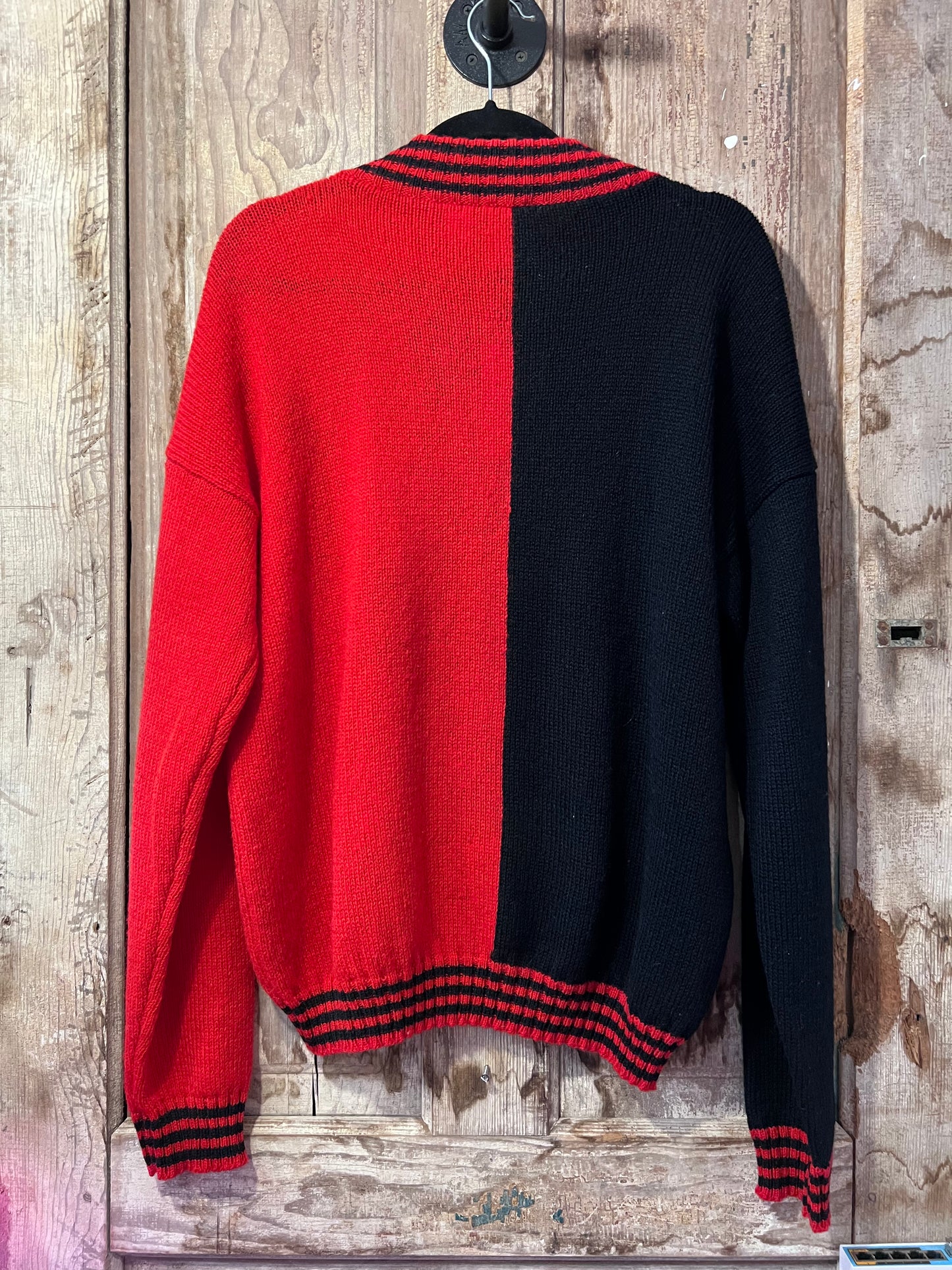 80's/90's Mickey & Co Two Tone Knit Sweater
